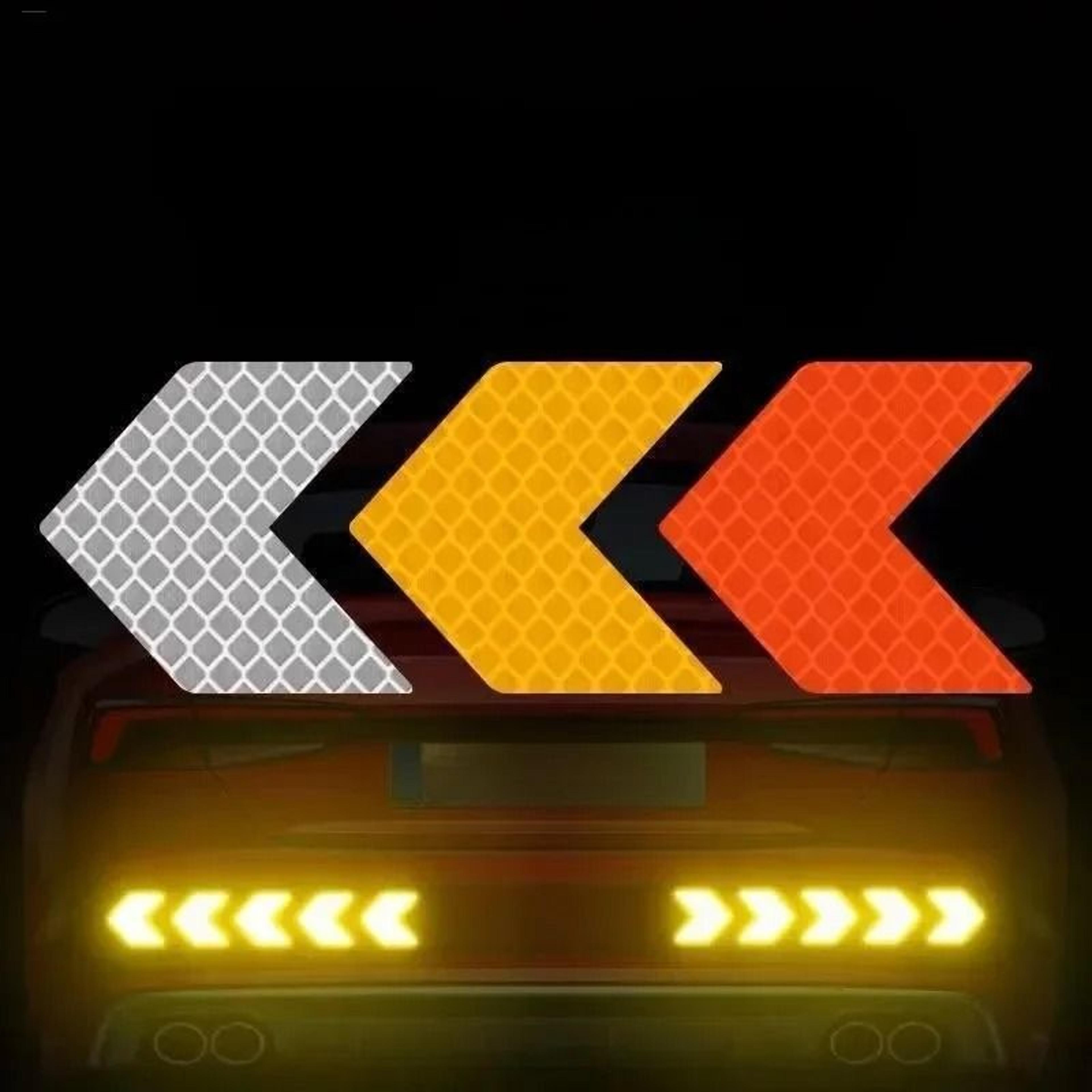 Arrow Reflective Bike Frame Stickers  Safety Cycling Decal Tape 4