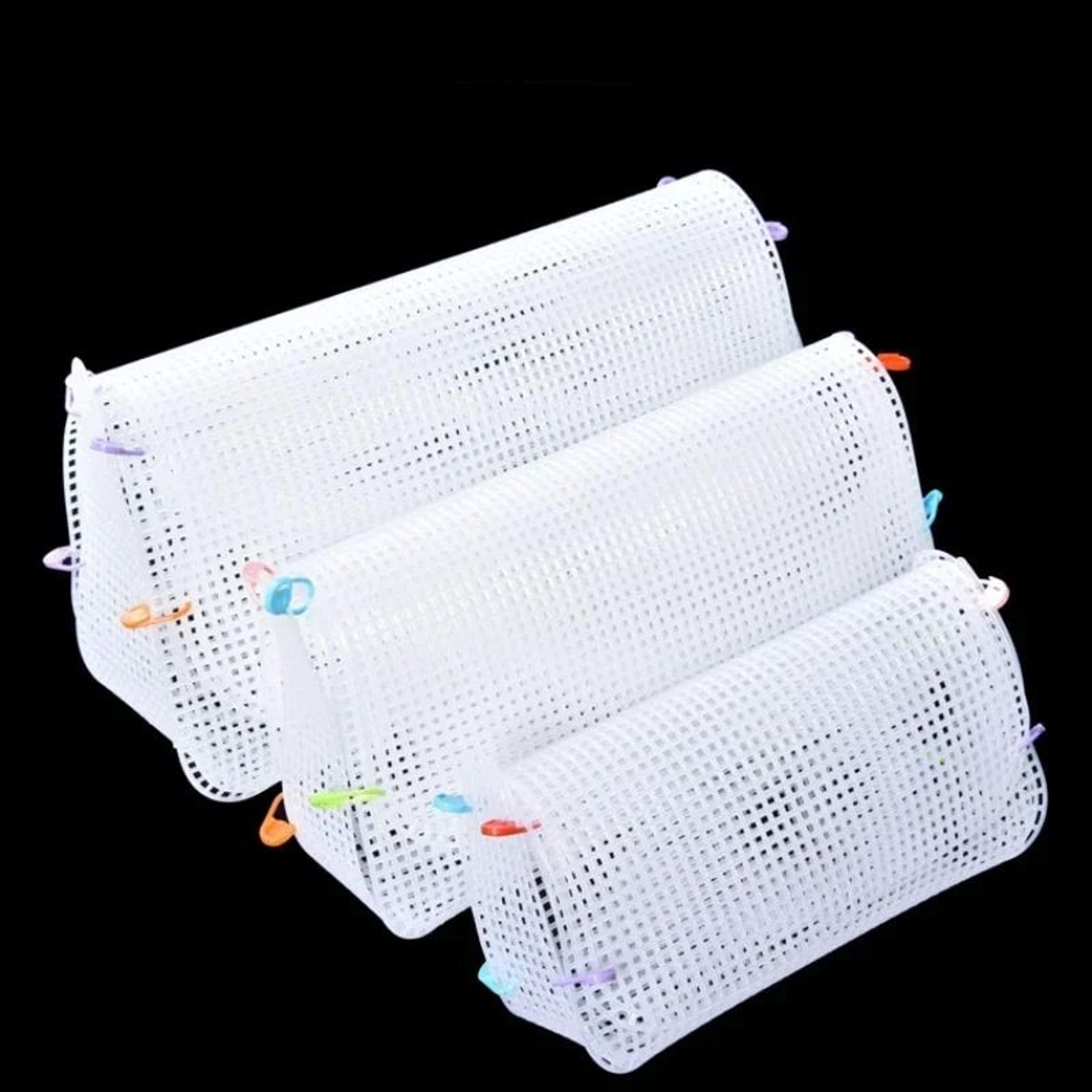 Plastic Mesh Grid Cloth Canvas Sheets For Handcraft DIY Latch Hook Bags 1