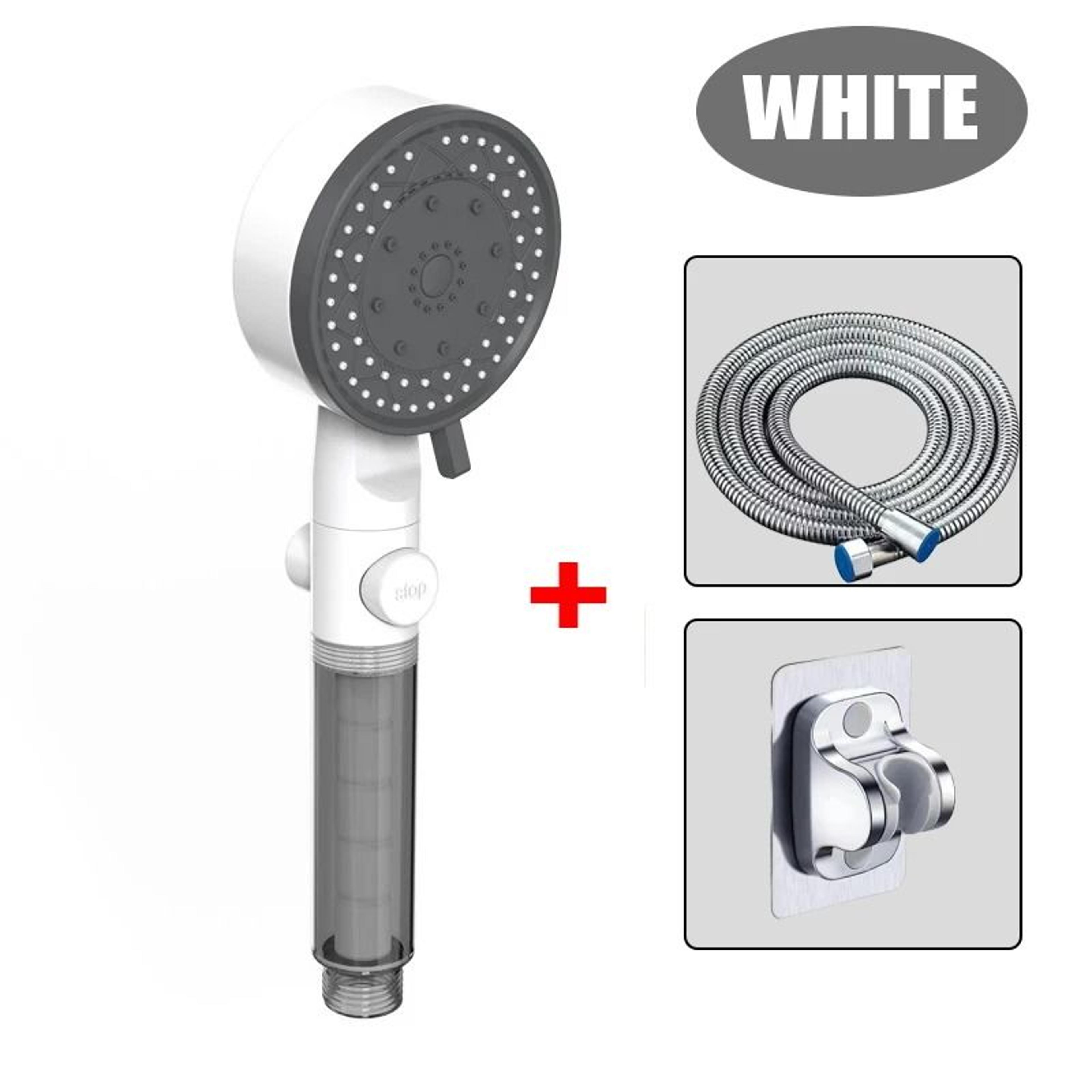 10Mode HighPressure Filter Showerhead With OneTouch Stop Button 11
