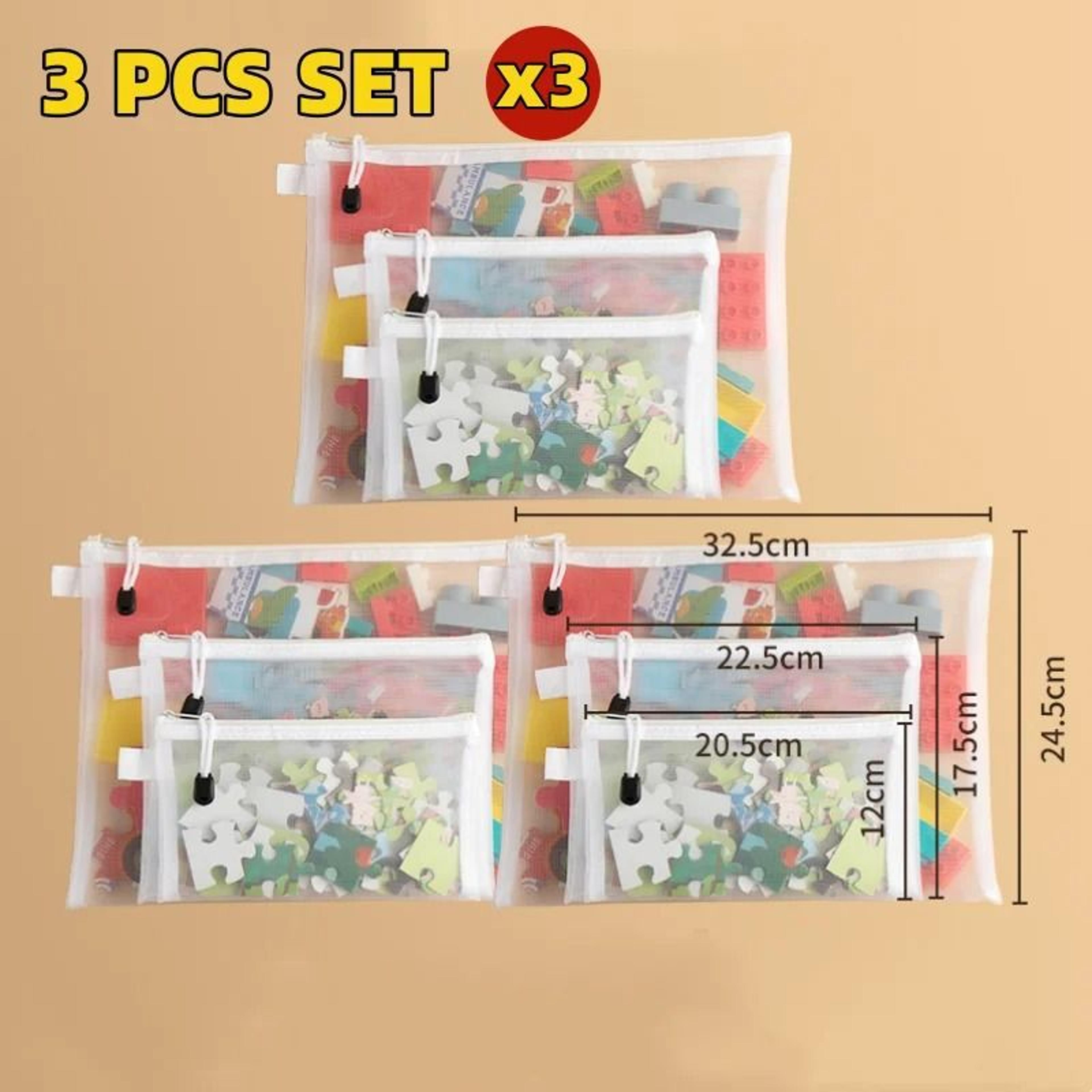 MultiPurpose Mesh Zipper File Bag  Waterproof Storage Organizer 16