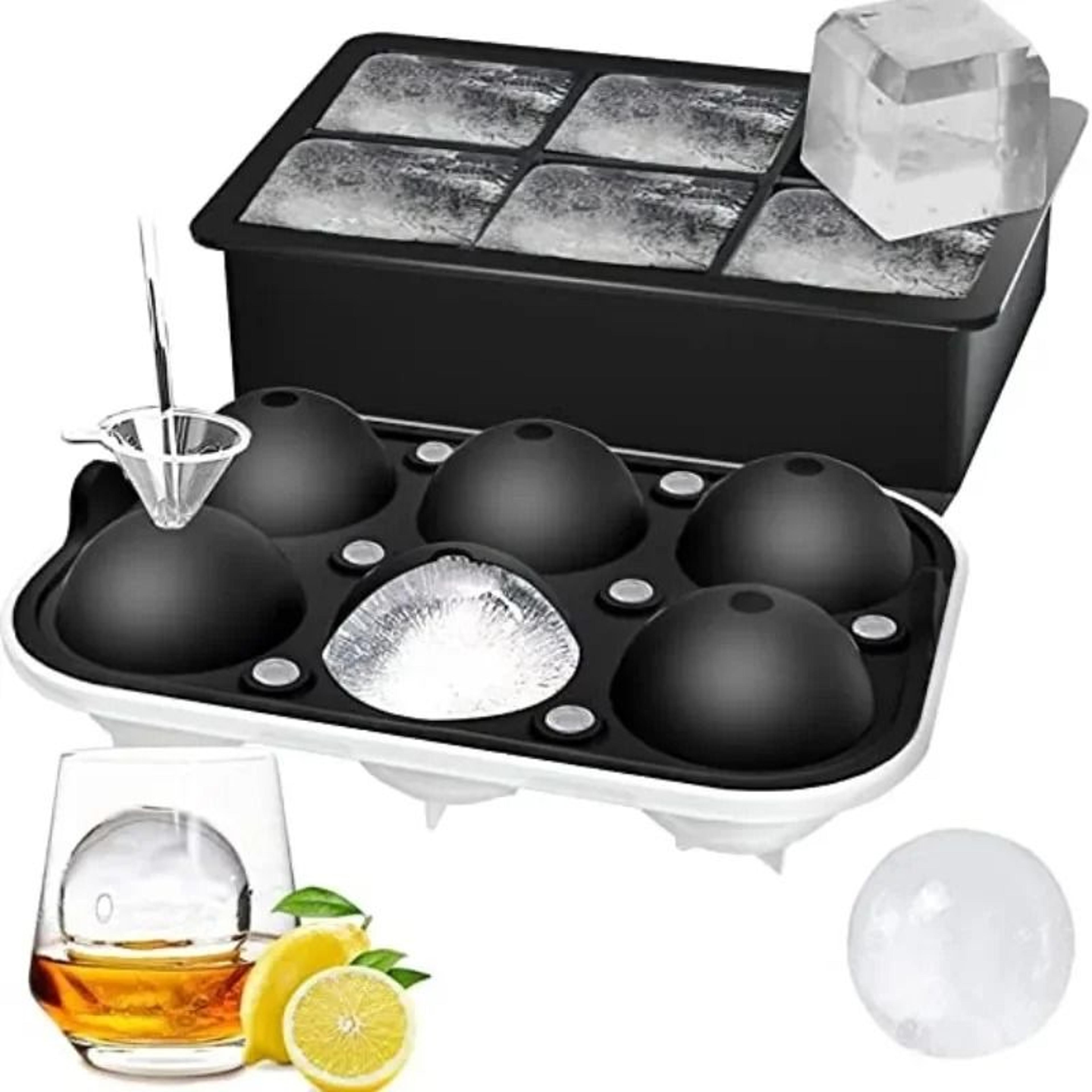MultiGrid Silicone Ice Cube  Spherical Ice Ball Molds For Whiskey  Cocktails 2