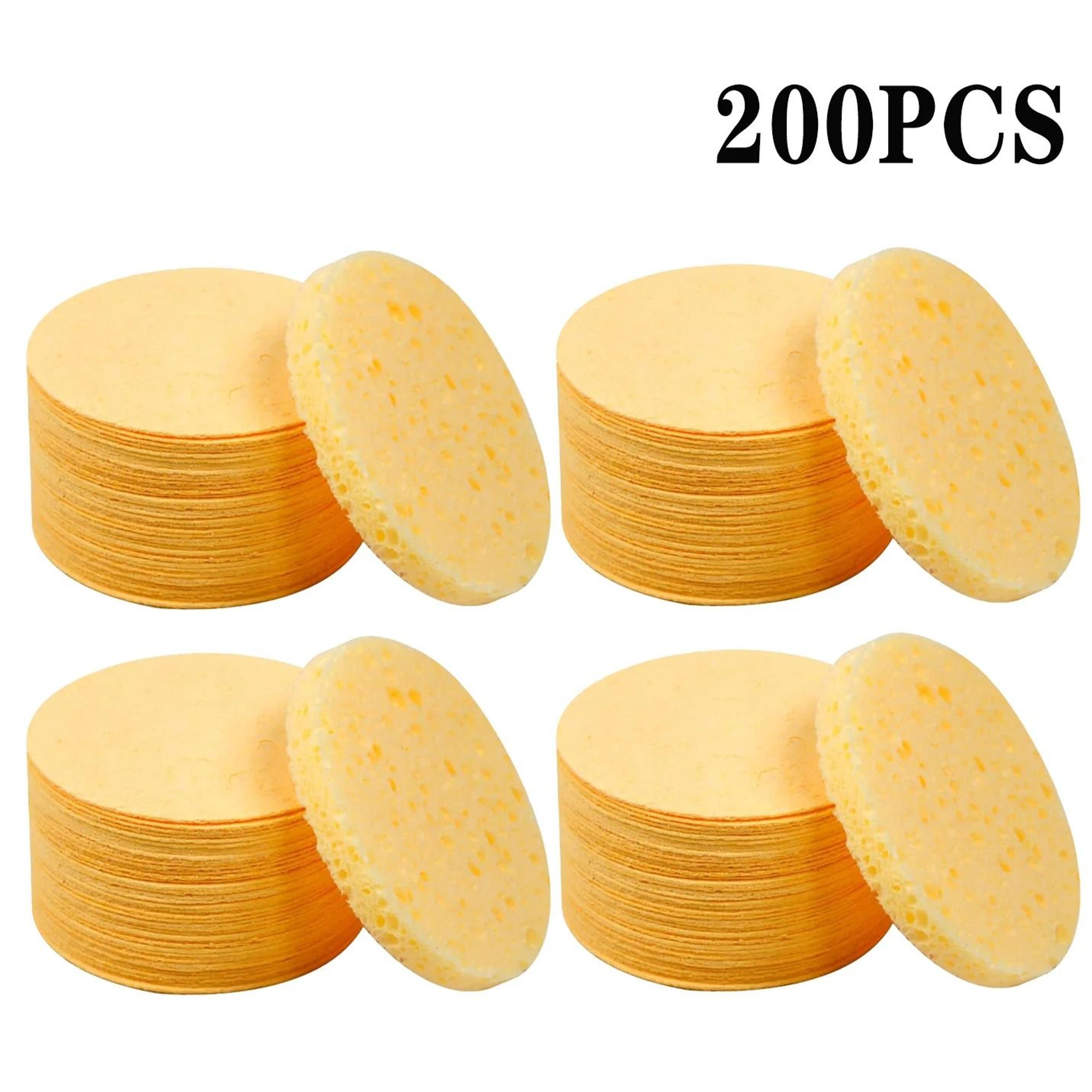Compressed Facial Sponge Cleansing Pads  LatexFree Exfoliating Makeup  Skin Care Sponges 12