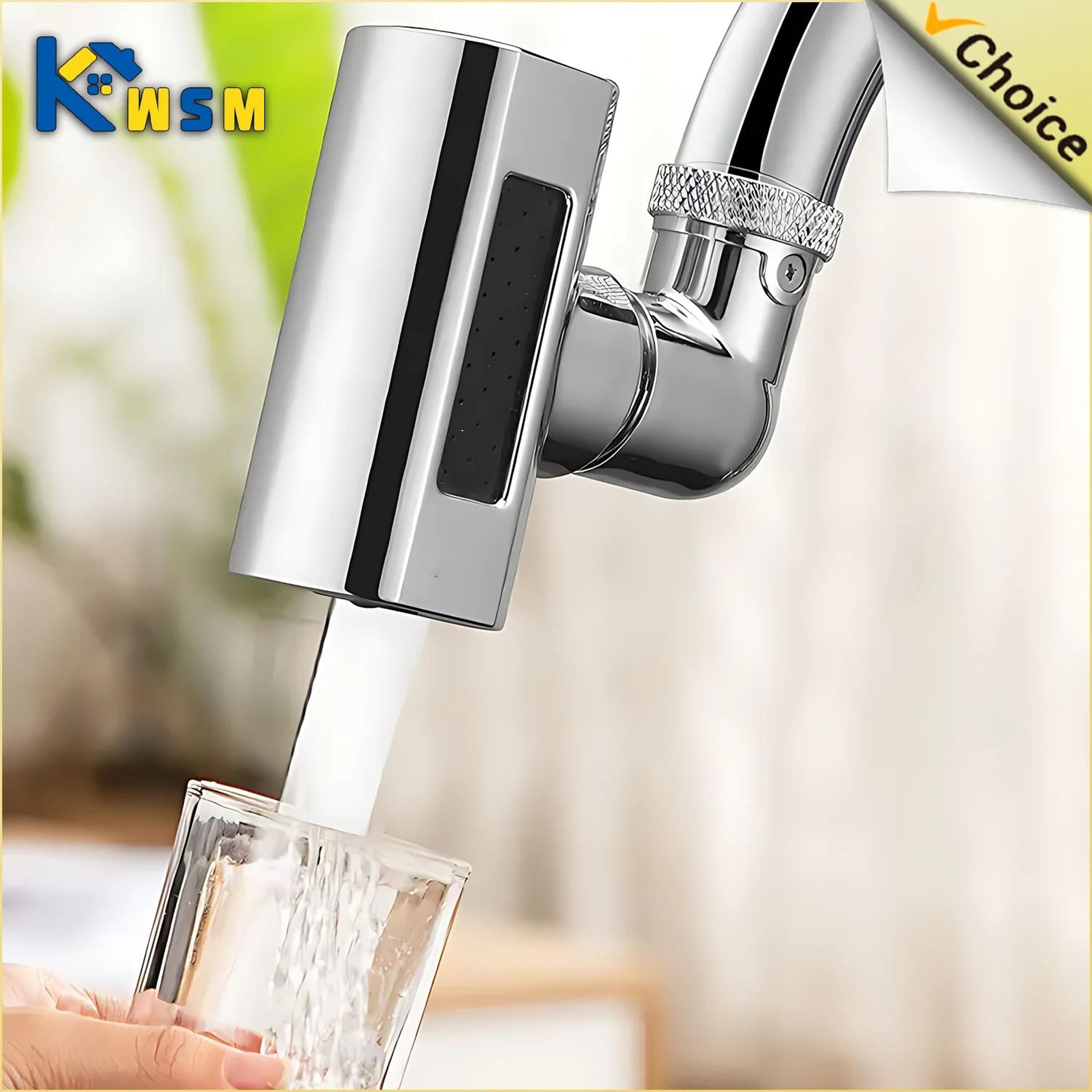 four-speed rotating flying rain kitchen faucet aerator - waterfall spout & multi-function vegetable washing nozzle