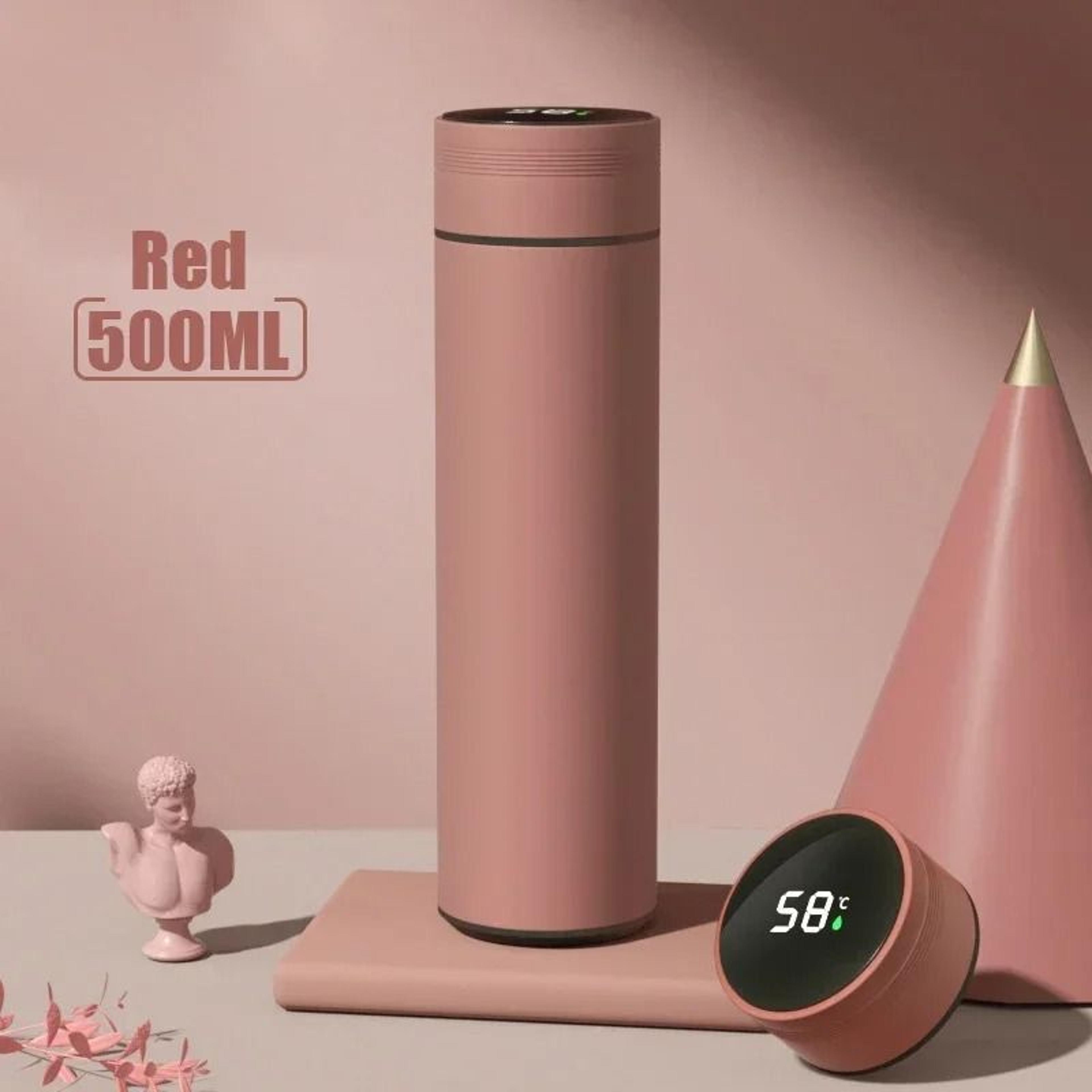 500ml Smart Stainless Steel Thermos Cup  Temperature Display Vacuum Insulated Travel Mug With Divid 12