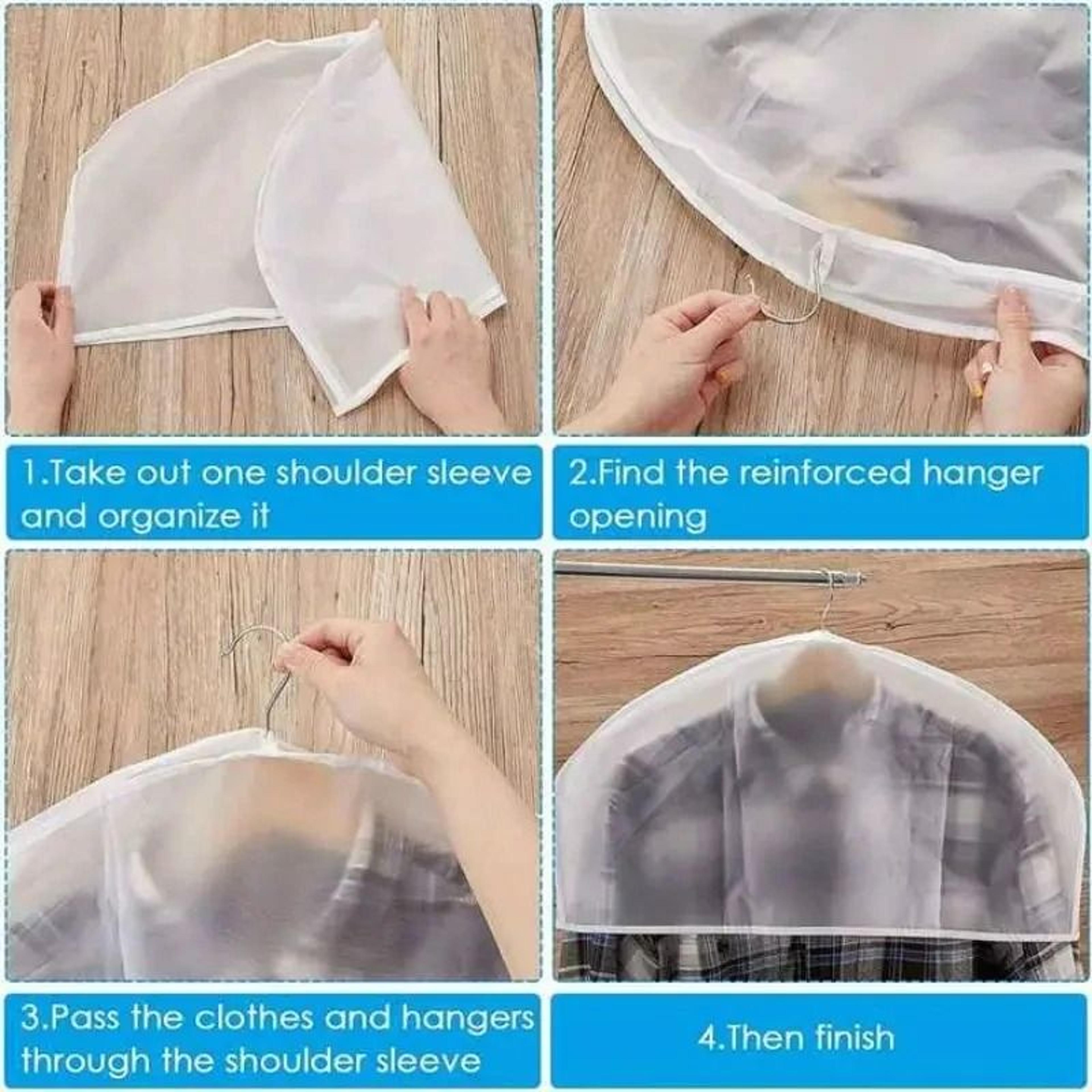 SemiPackage EVA Waterproof Clothes Dust Cover 3
