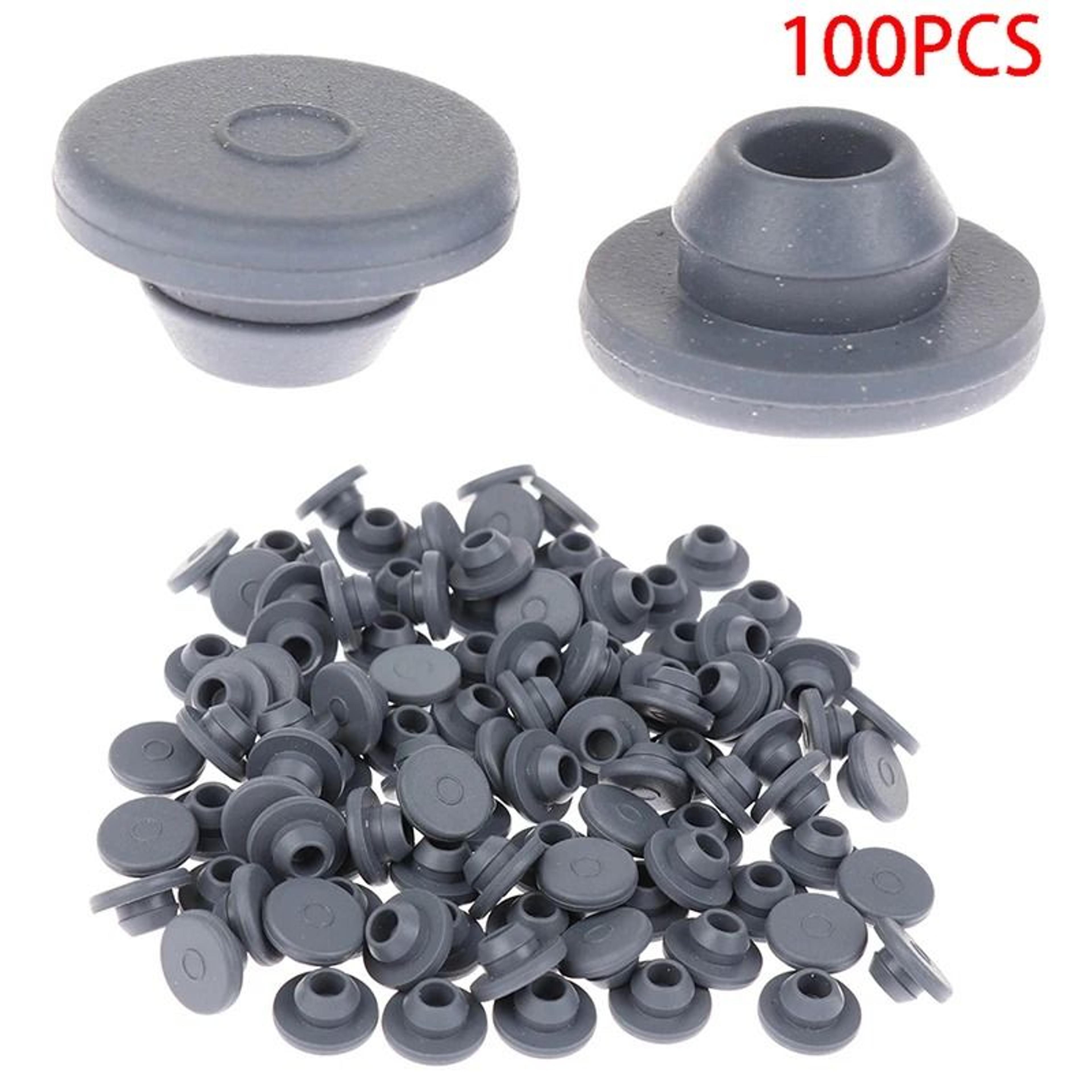 100Pcs Rubber Stoppers  SelfSealing Injection Ports 0