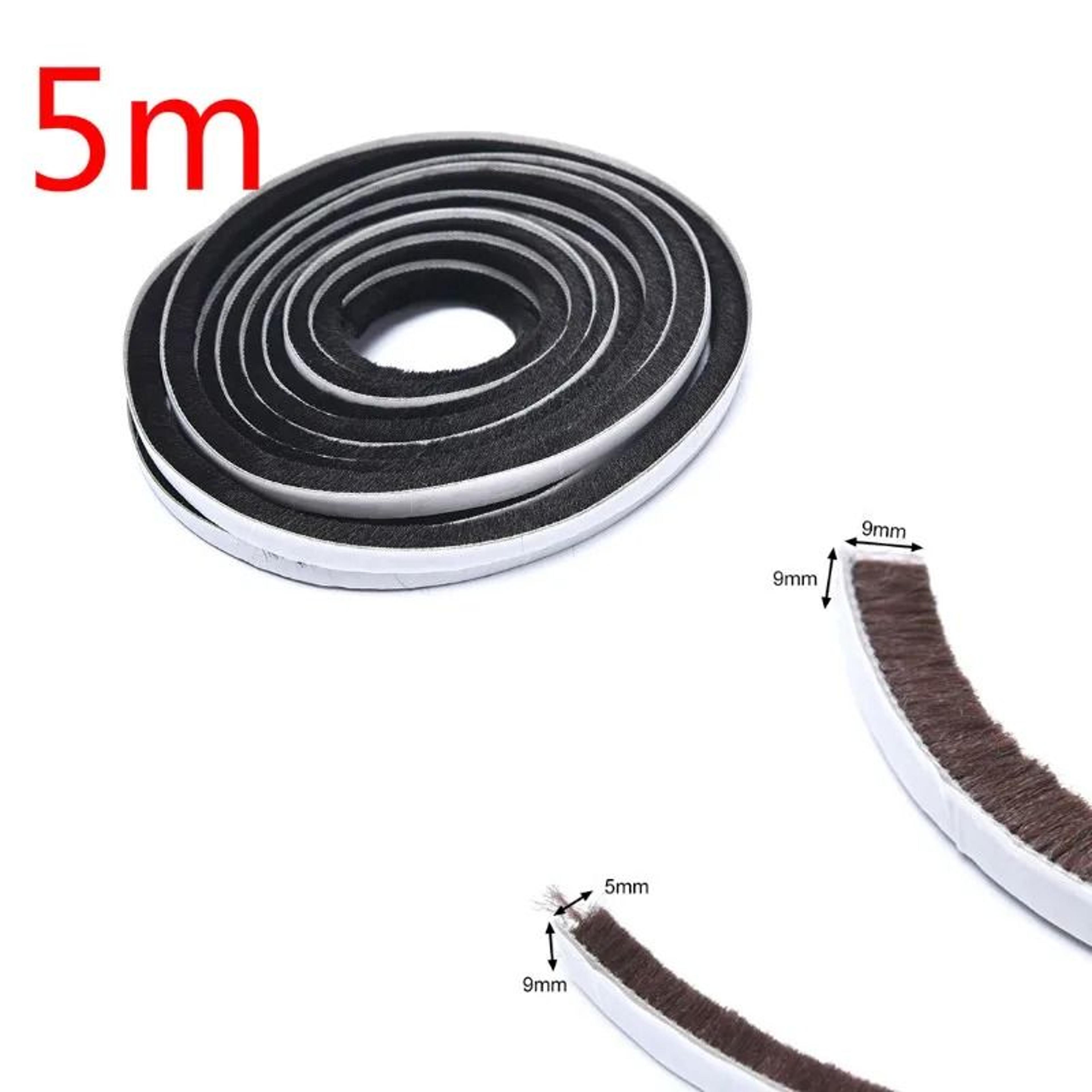 5m self-adhesive brush weather stripping strip