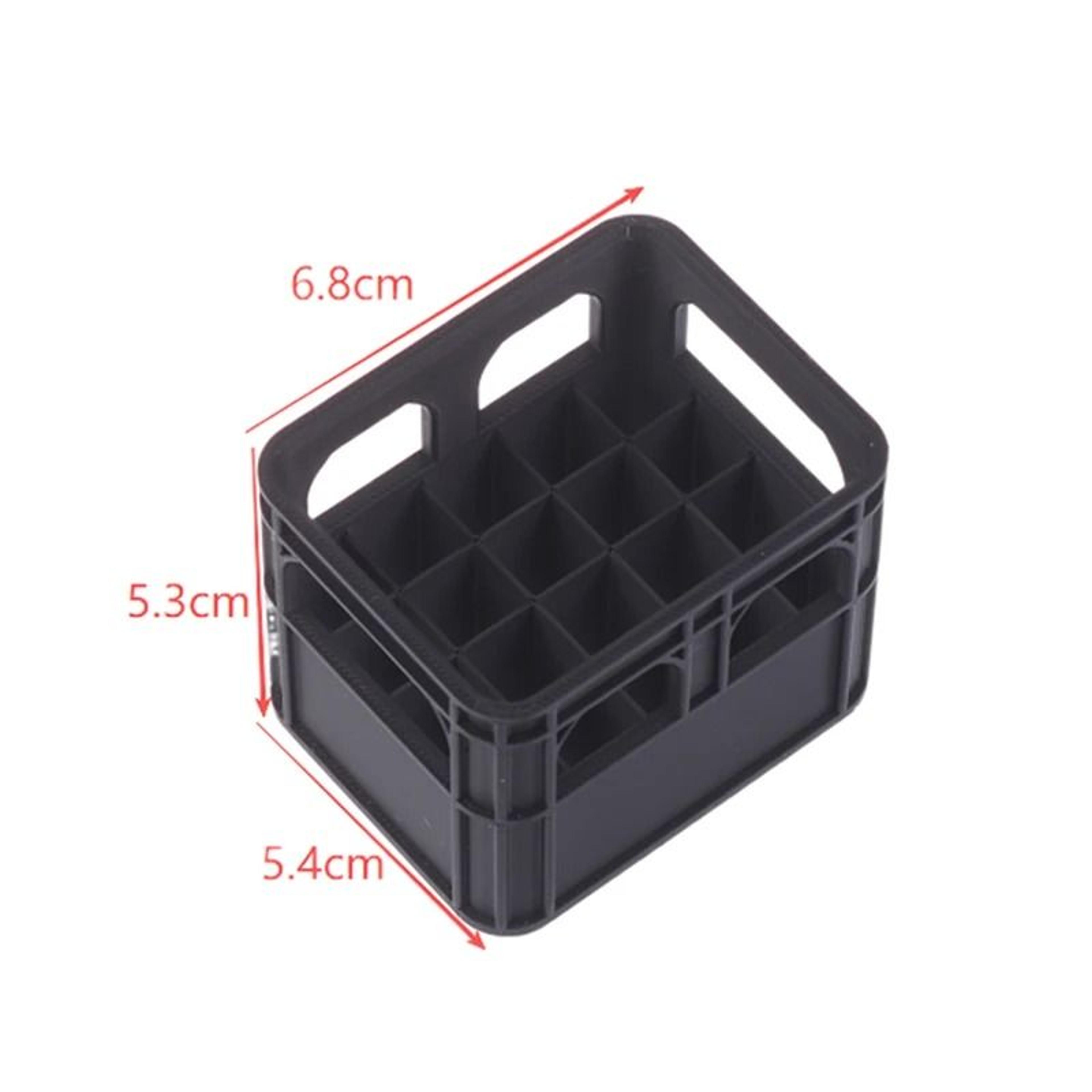 3D Printed Mini Beer Crate Battery Storage Box Holds 12x AA Or 24x AAA 5