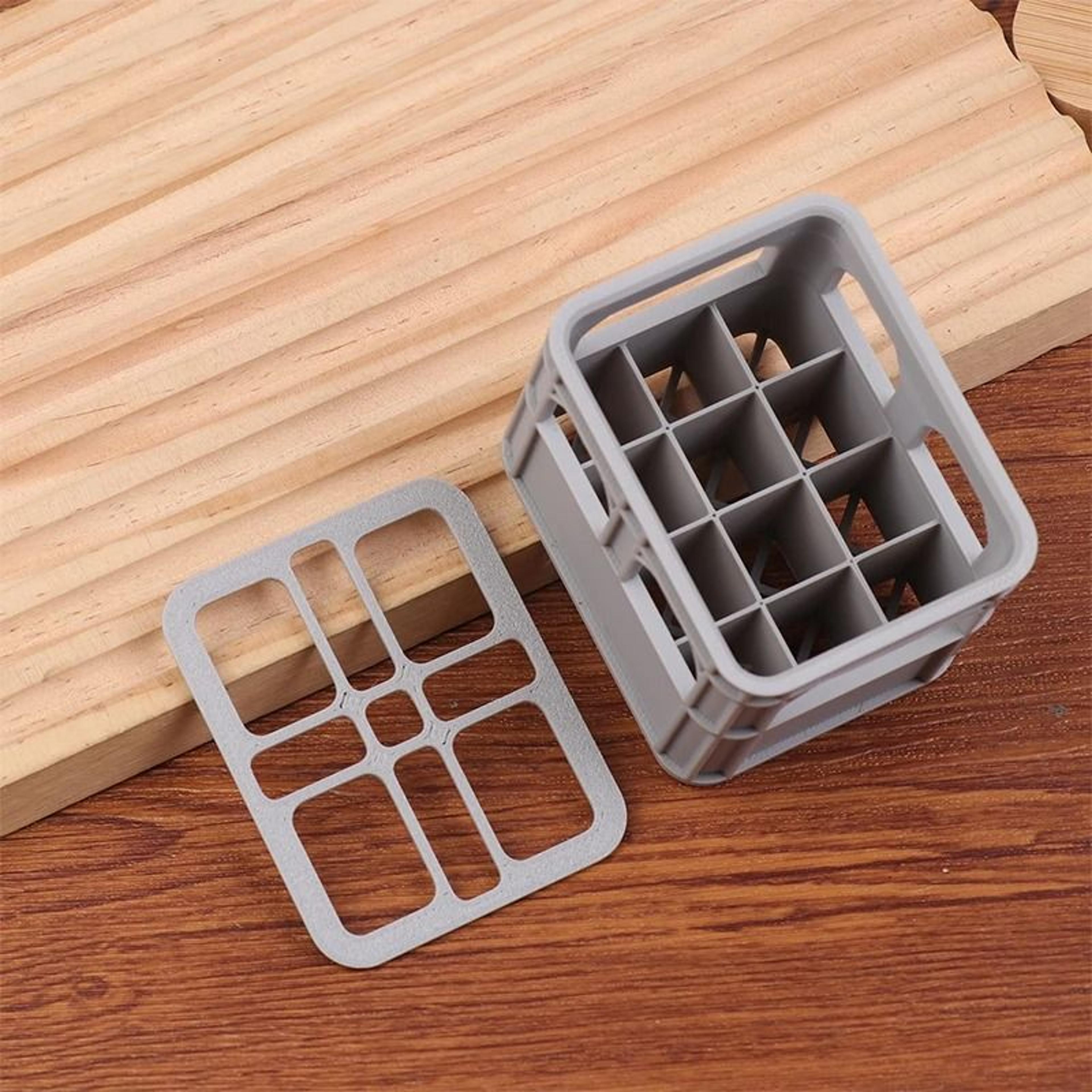 3D Printed Mini Beer Crate Battery Storage Box Holds 12x AA Or 24x AAA 8