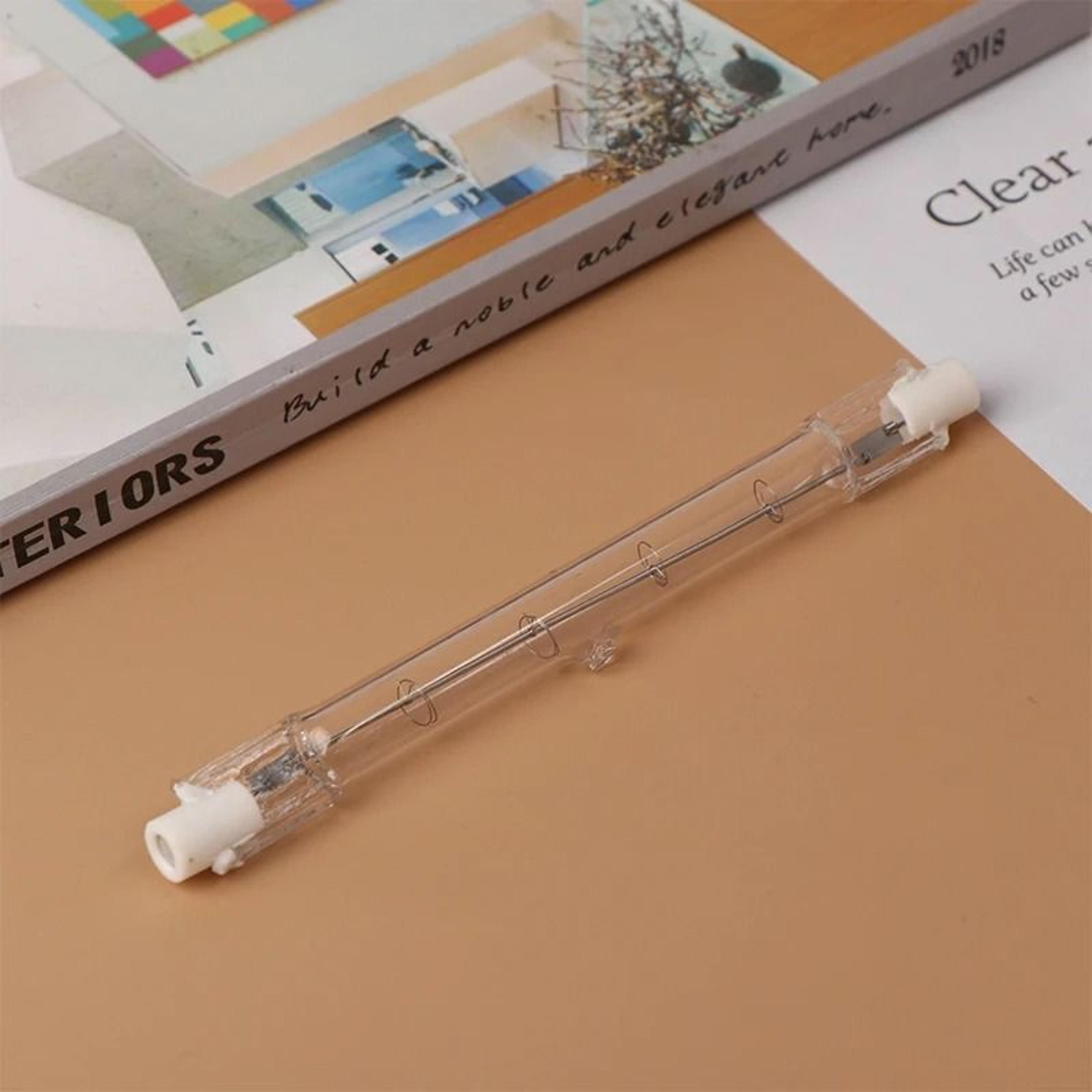 118mm DoubleEnded Linear R7s Halogen Light Bulb 100W  200W  300W AC 230V 5