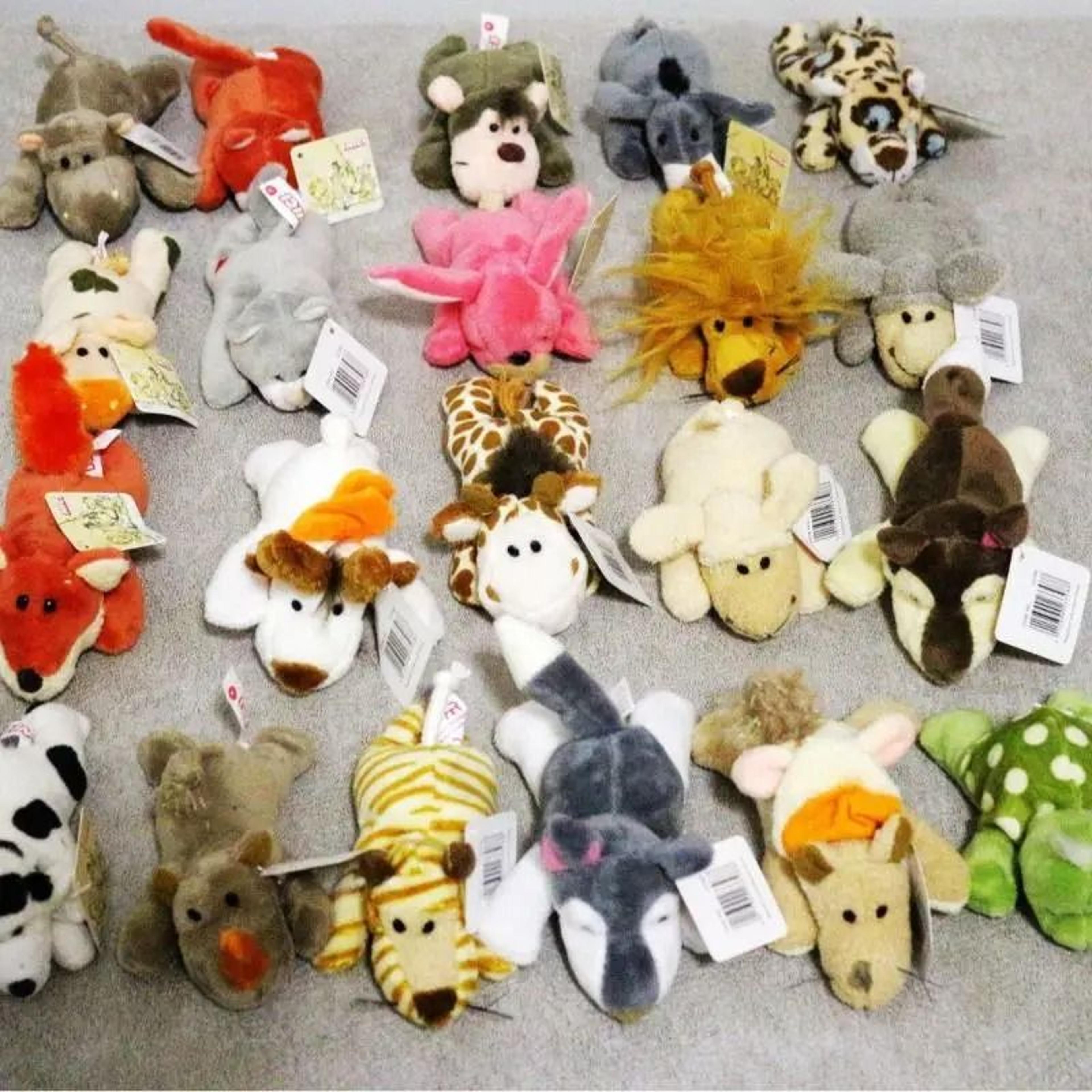 Cute Plush Animal Refrigerator Magnet Soft Plush MultiFunctional Fridge Sticker 4