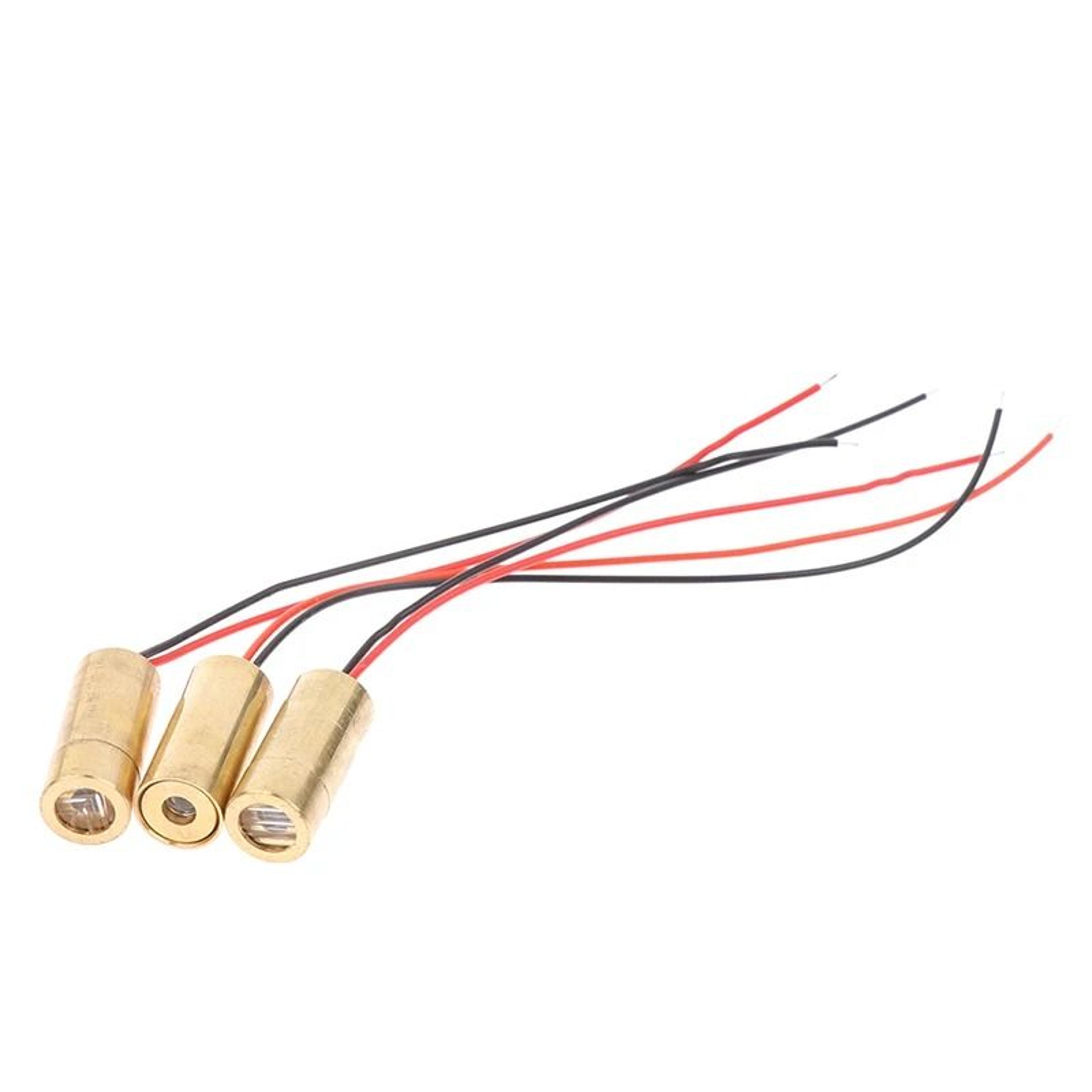 Red Copper Laser Diode Module 650nm 9mm 3V 50mW Line  Point  Cross 3