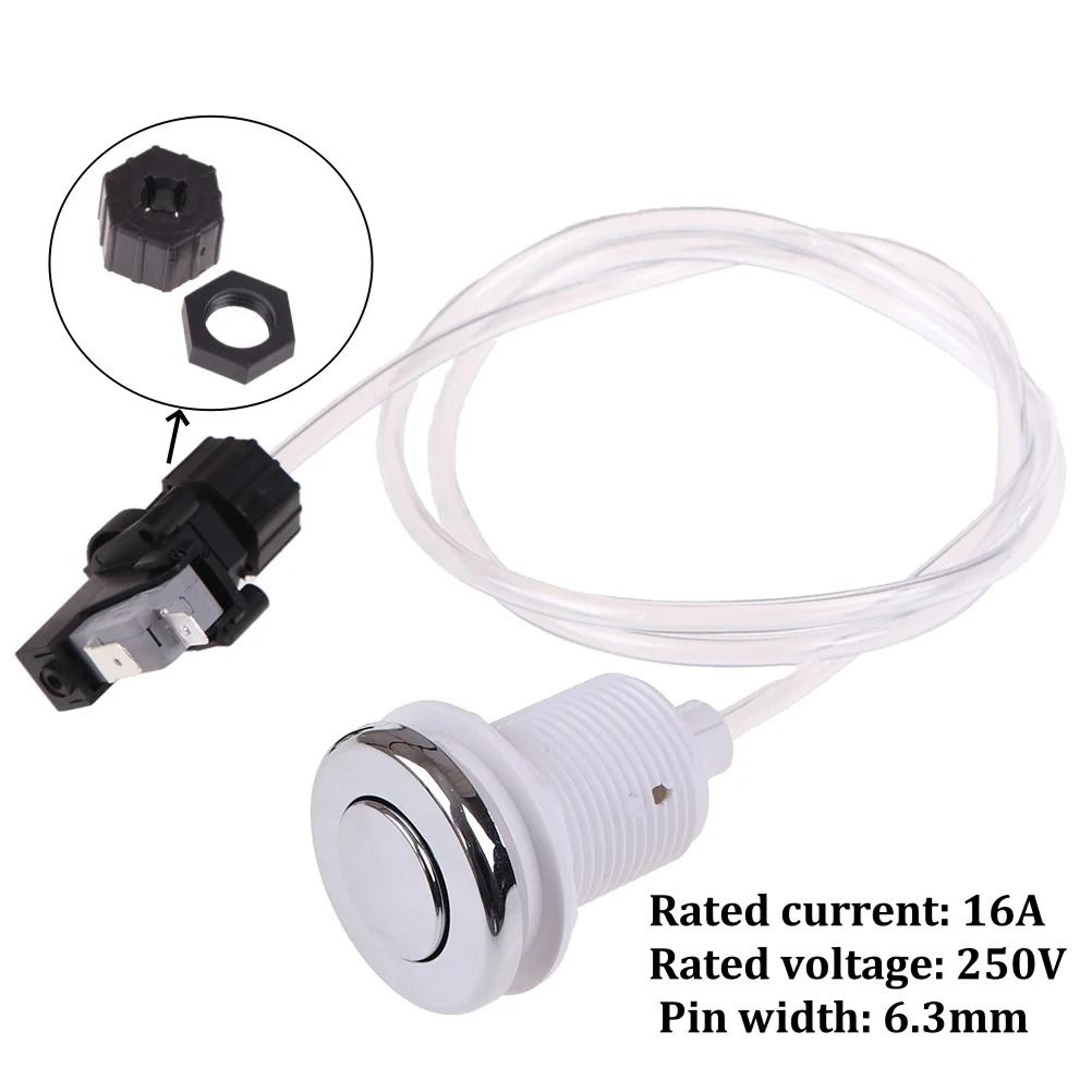 16A 125250V Air Pressure Push Button Switch Kit For Hot Tubs Spas  Jetted Whirlpools 1
