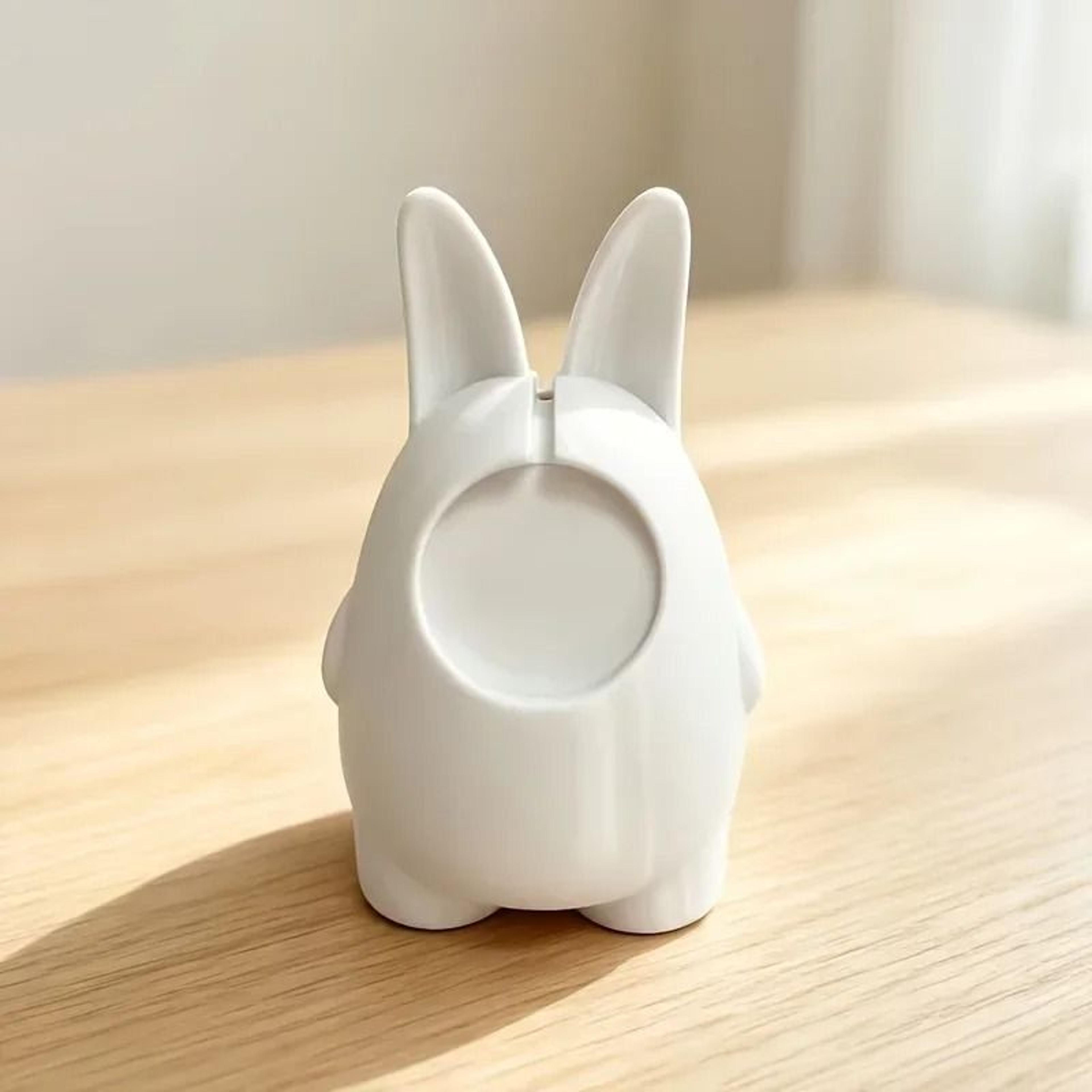 Cute Rabbit Watch Stand  Desk Wireless Charging Dock Holder 2