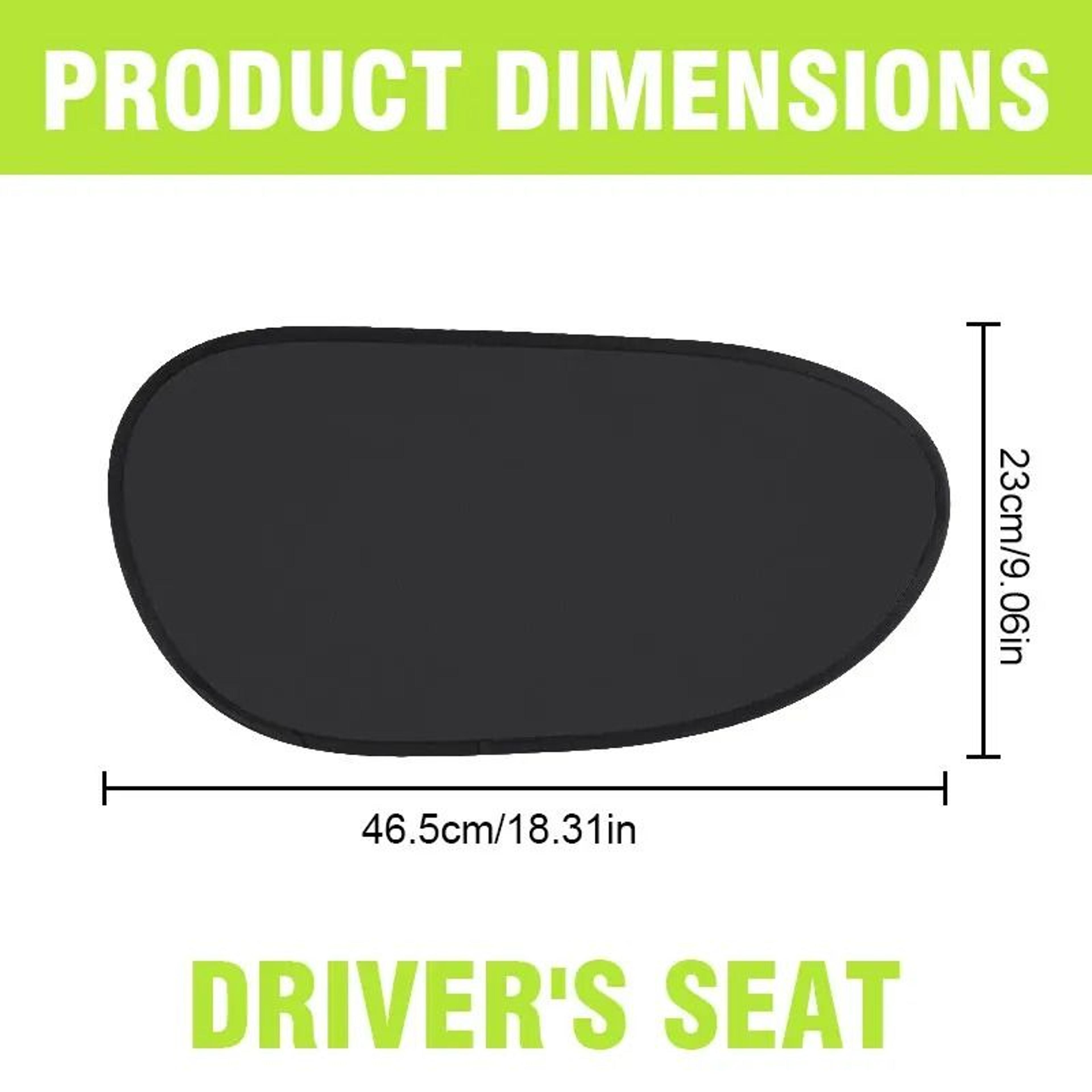Static Cling Car Window Sunshades Electrostatic UV Blocking AntiGlare Film 9
