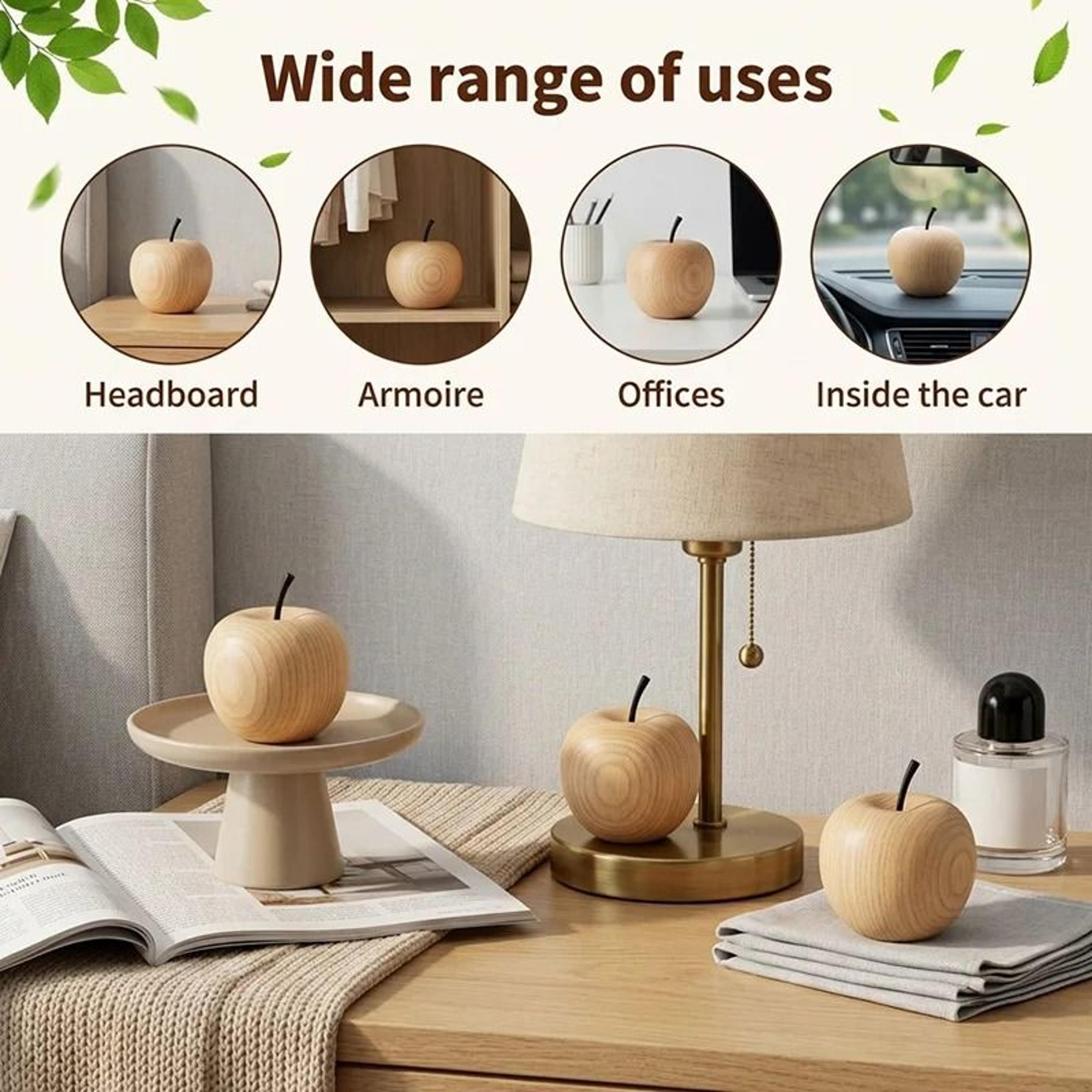 Natural Wooden Essential Oil Diffuser Mini Portable Fragrance Diffuser 4