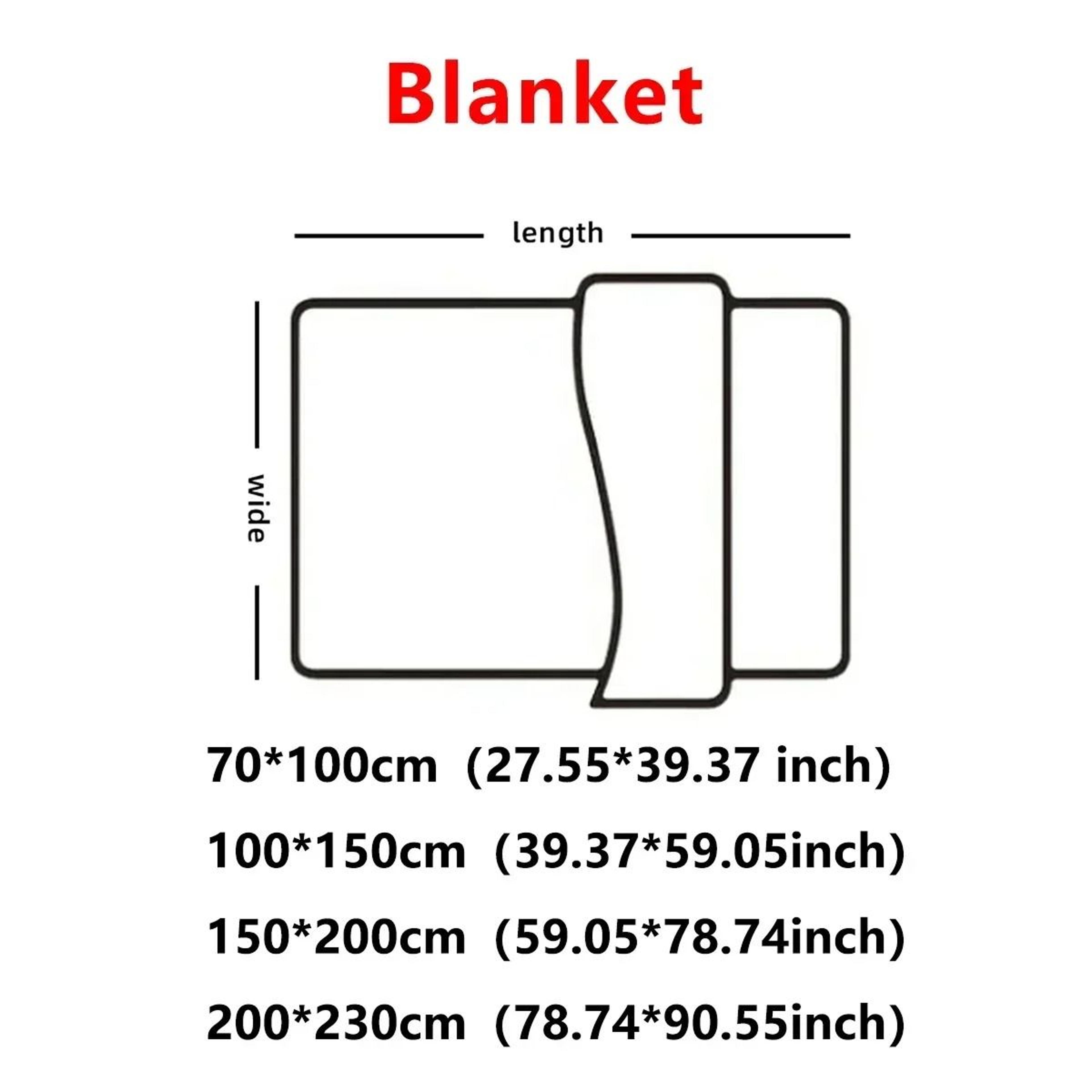 Thickened Wide Striped Multifunctional Blanket  Soft Bed Coverlet 5