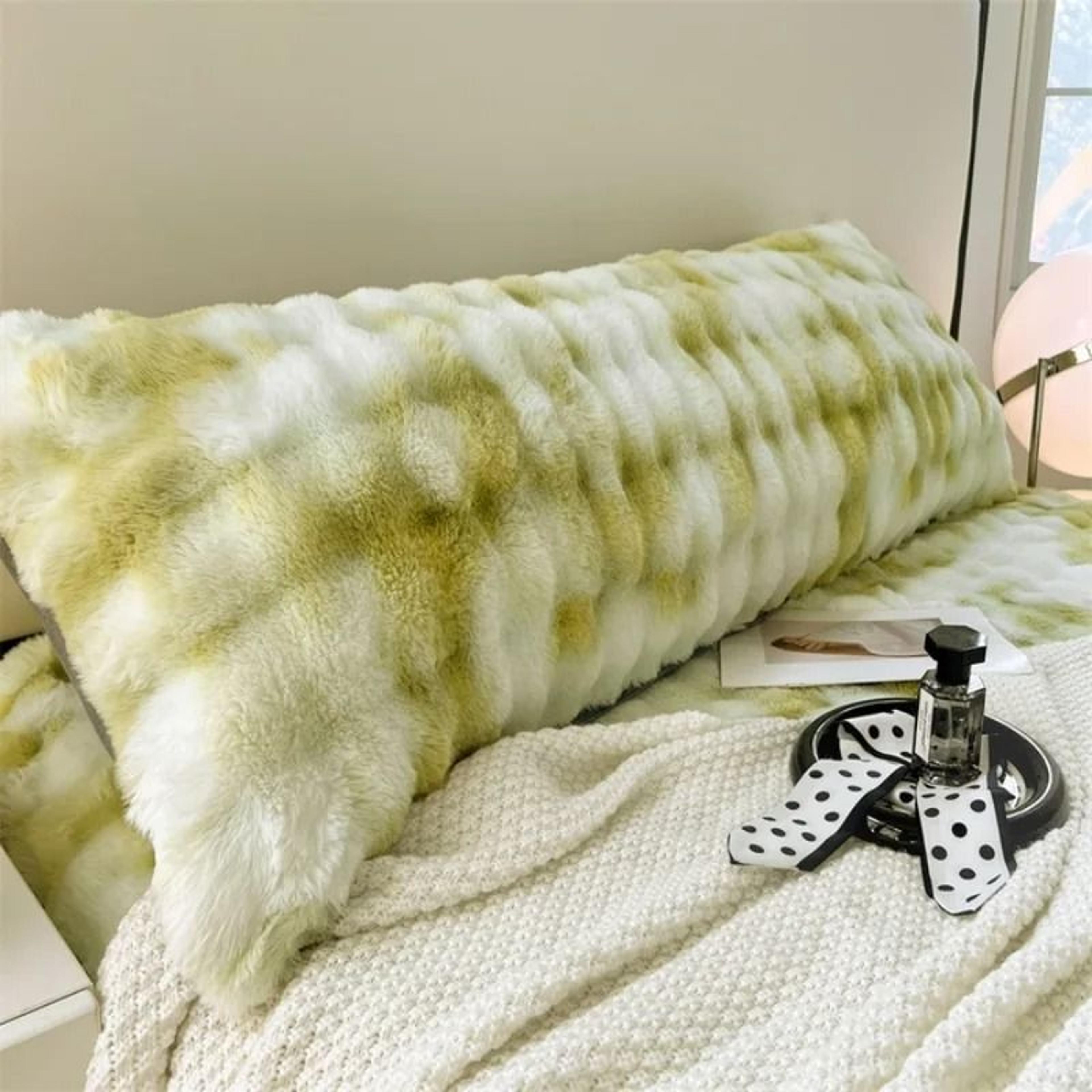 Solid Color Soft Plush Long Pillowcase Decorative Body Pillow Cover Without Core 10