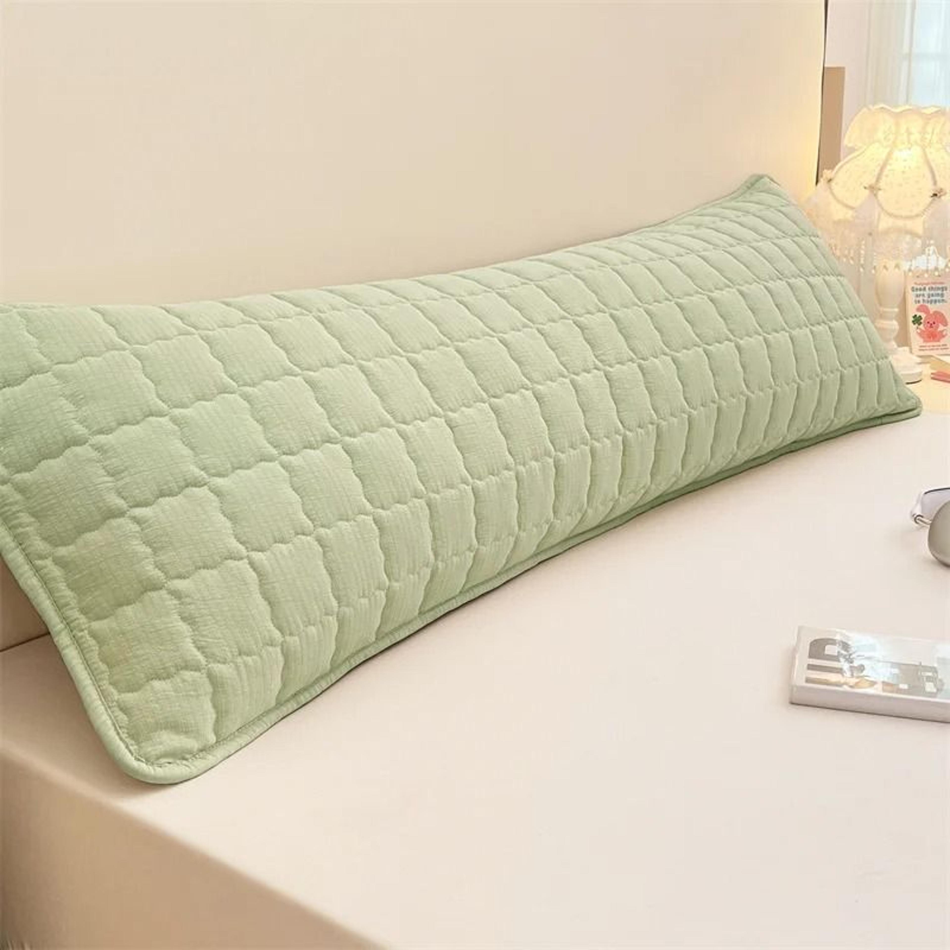 Solid Color Soft Long Body Pillowcase Comfortable Decorative Cushion Cover Without Core 7