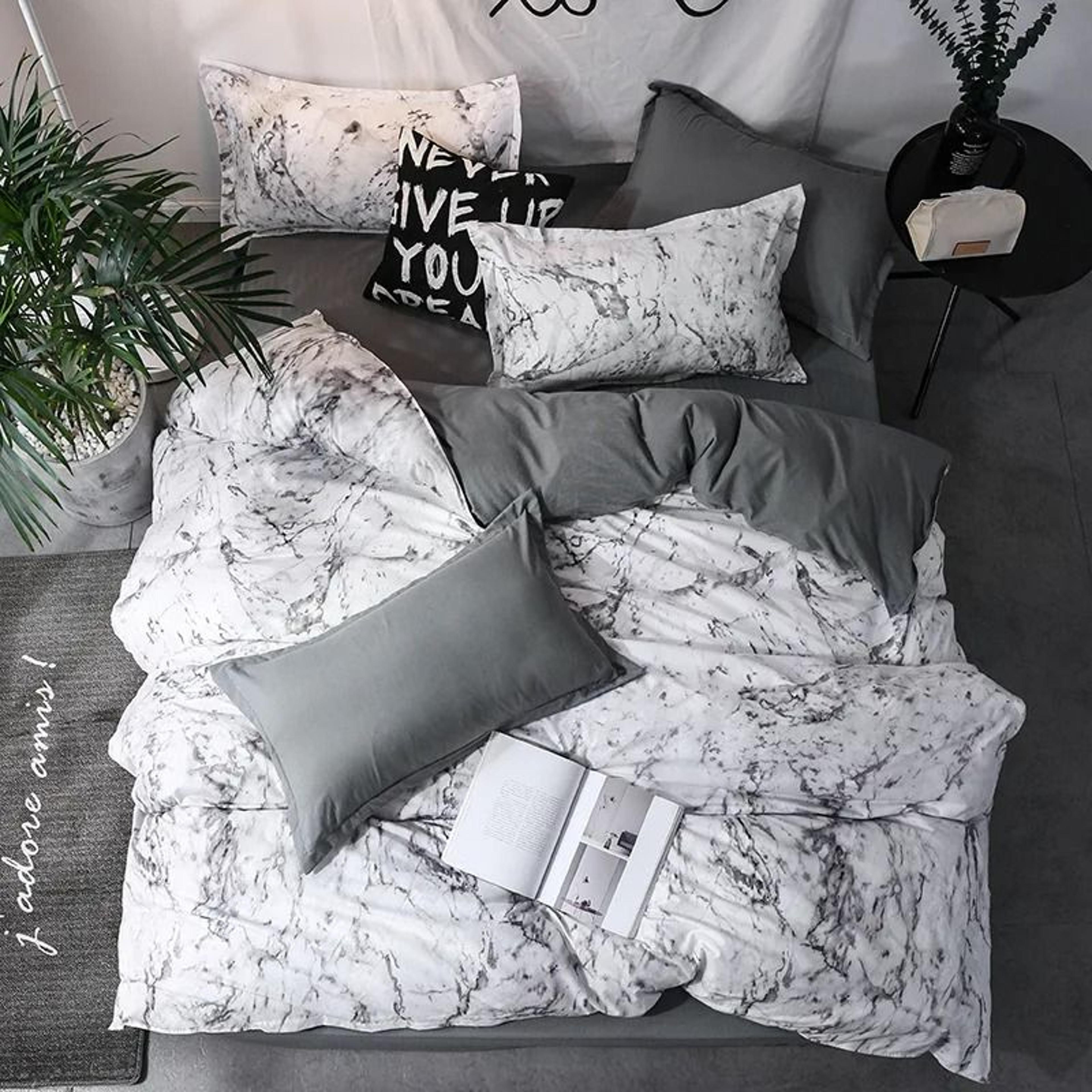 3pcs Modern Printed Duvet Cover Set With Matching Pillowcases Comforter Quilt Cover Set For Single  6
