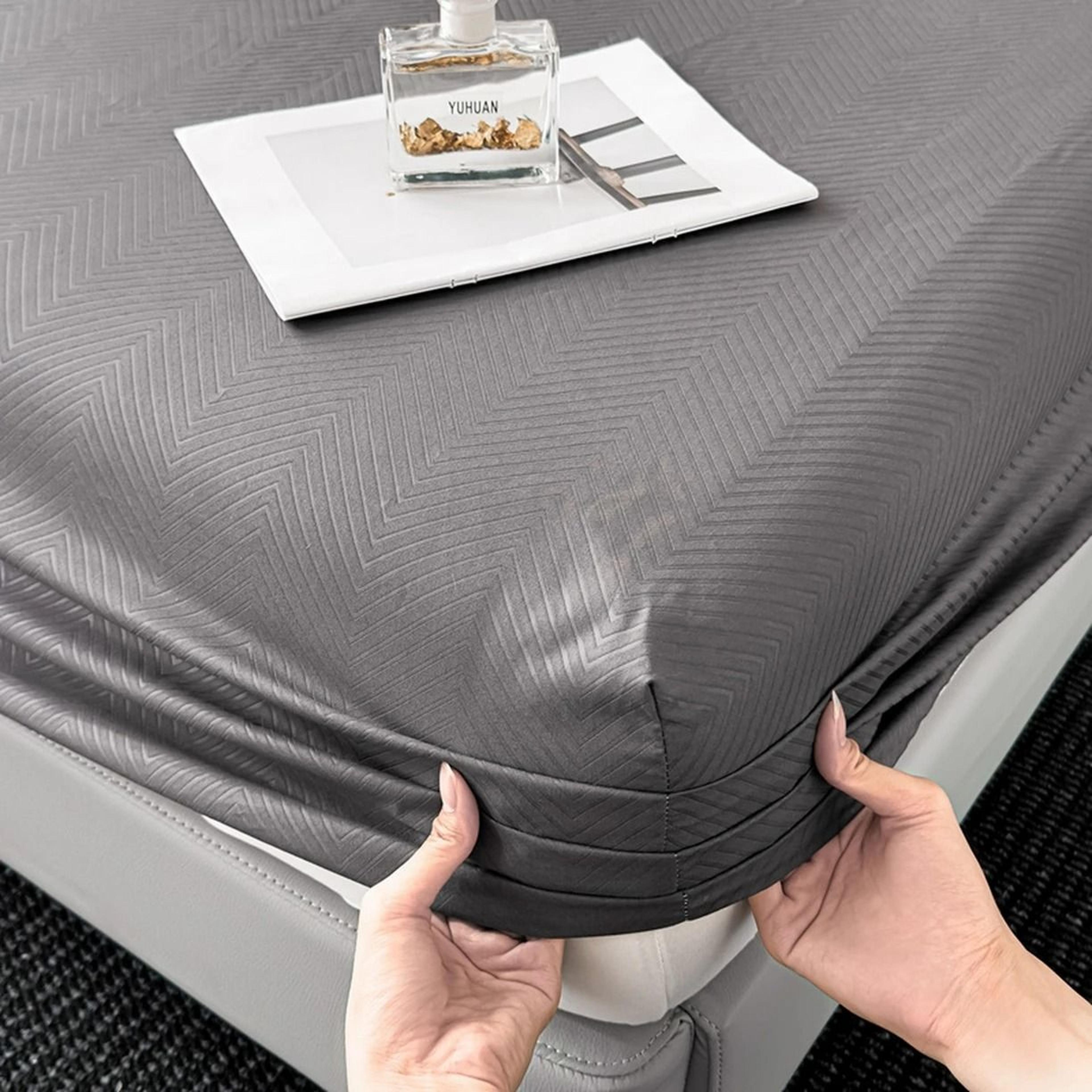 New Brushed Microfiber Embossed Fitted Sheet Deep Pocket 360 Elastic Breathable Bed Cover 11