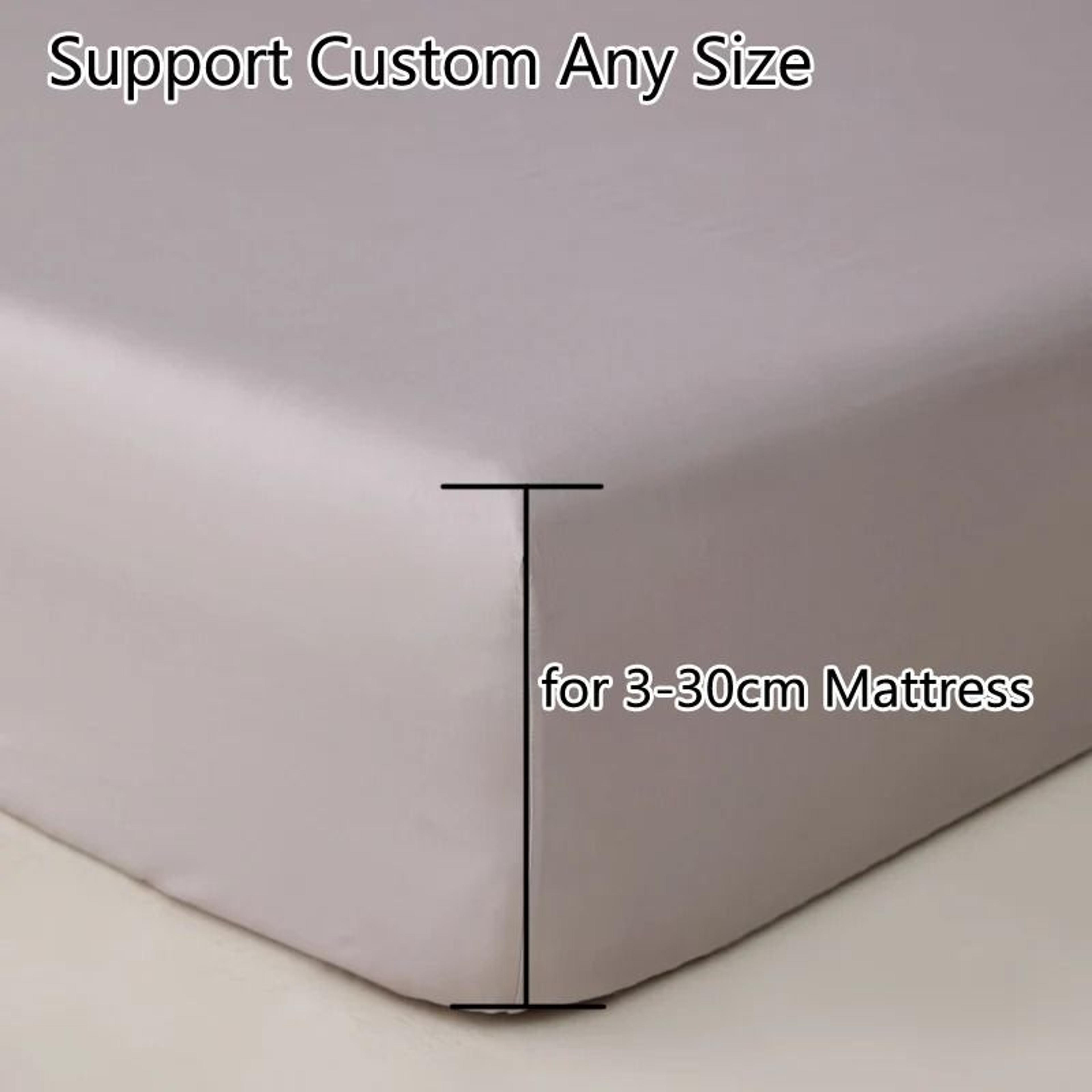 100 Egyptian Cotton 800 Thread Count Deep Pocket Fitted Sheet Adjustable NonSlip Mattress Cover 3