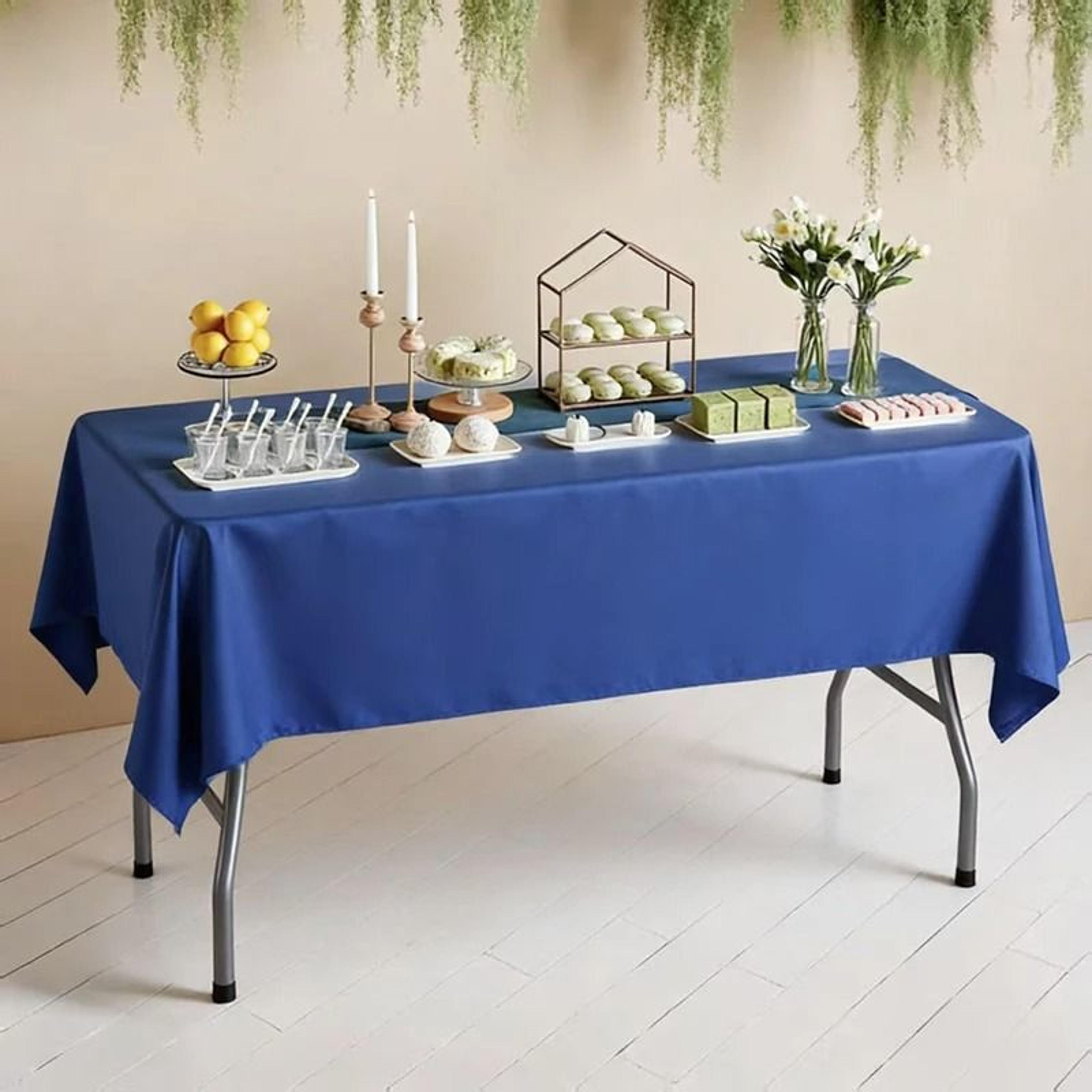 Silky Soft Satin Rectangle Tablecloth Lustrous Decorative Table Cover For Weddings Banquets  Partie 16