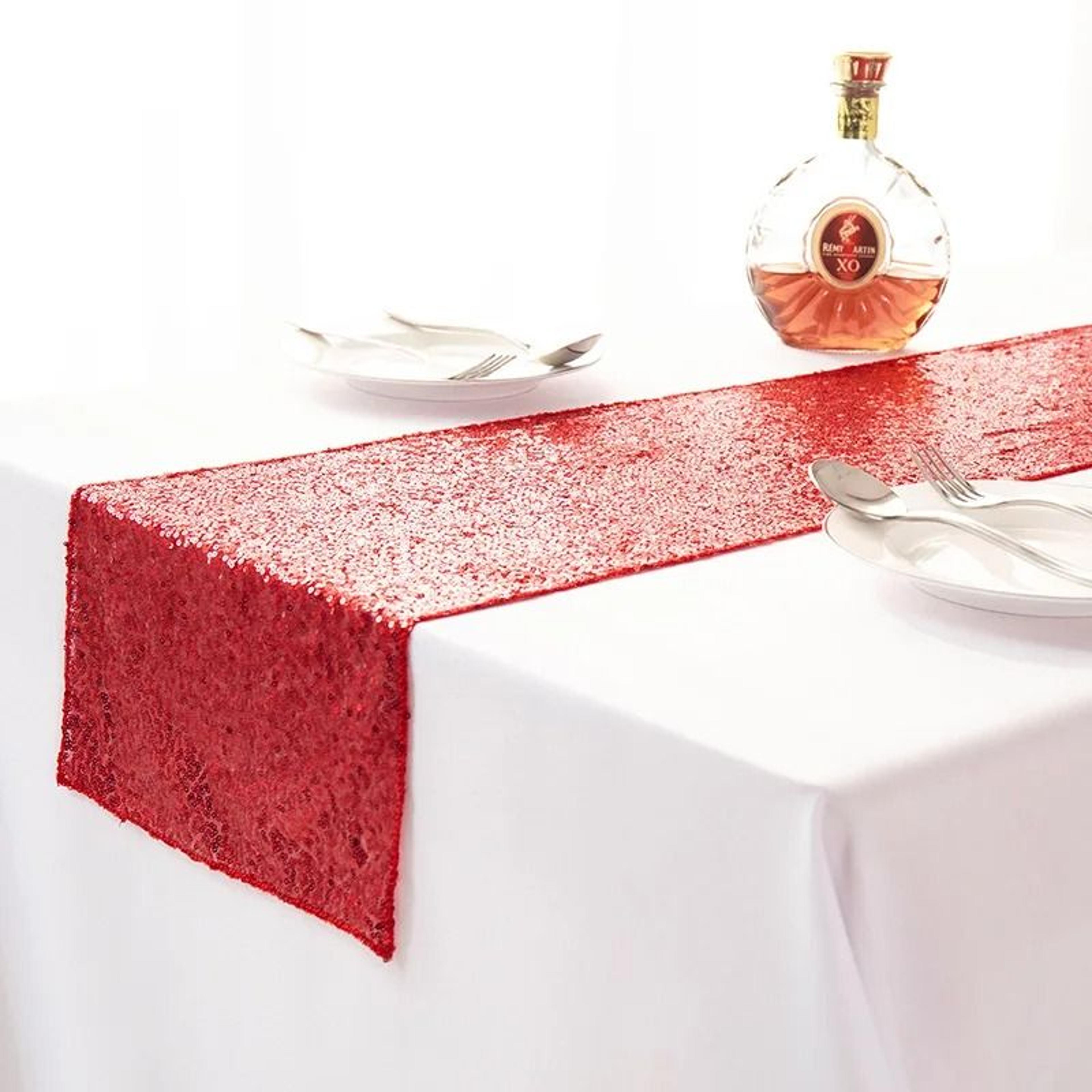 Sparkling Golden Sequin Table Runner Glittering Tablecloth Runner For Weddings Baby Showers Christm 9