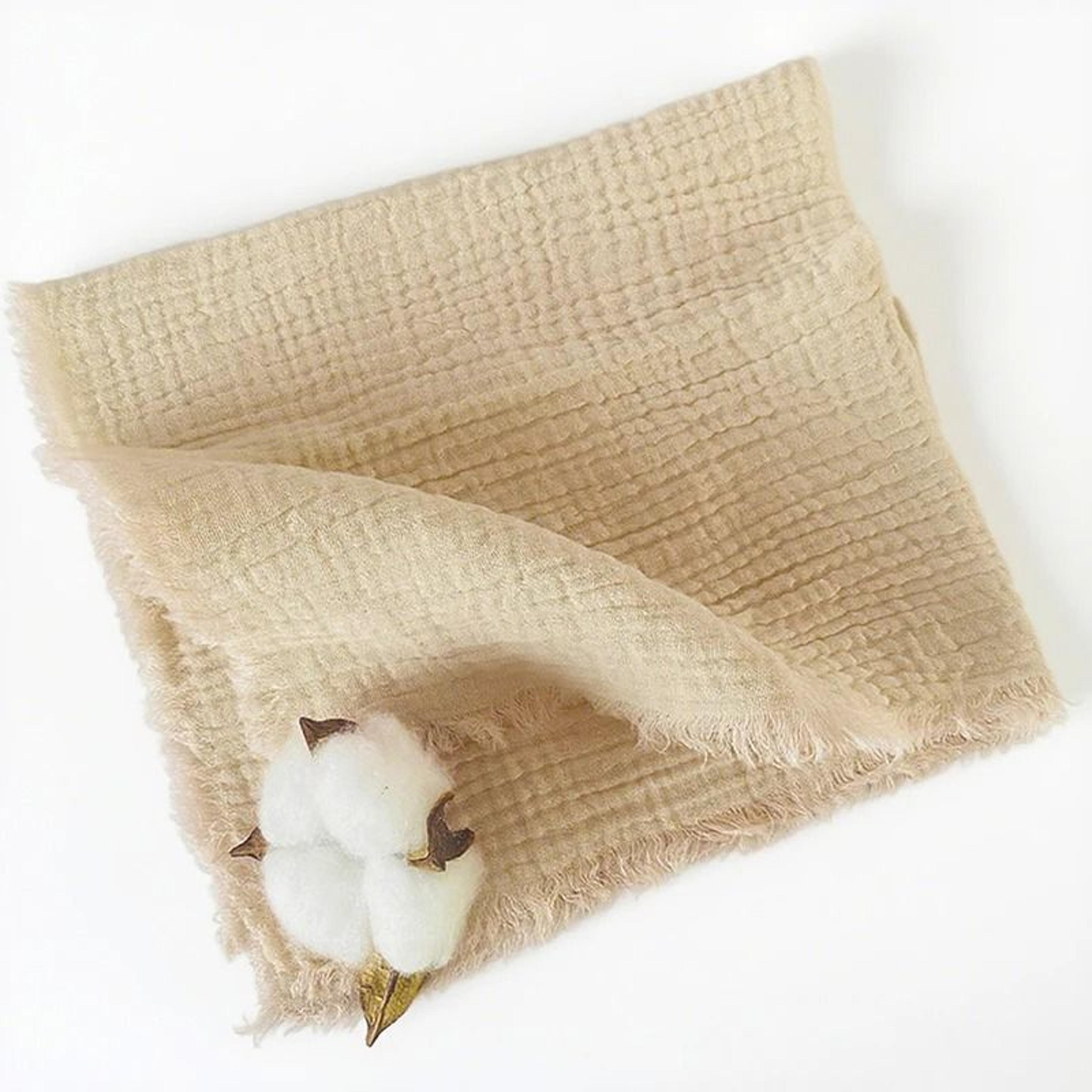 DoubleLayer Gauze Cotton Fabric Soft Cheesecloth Material For Sewing Table Runners  Baby Blankets 15