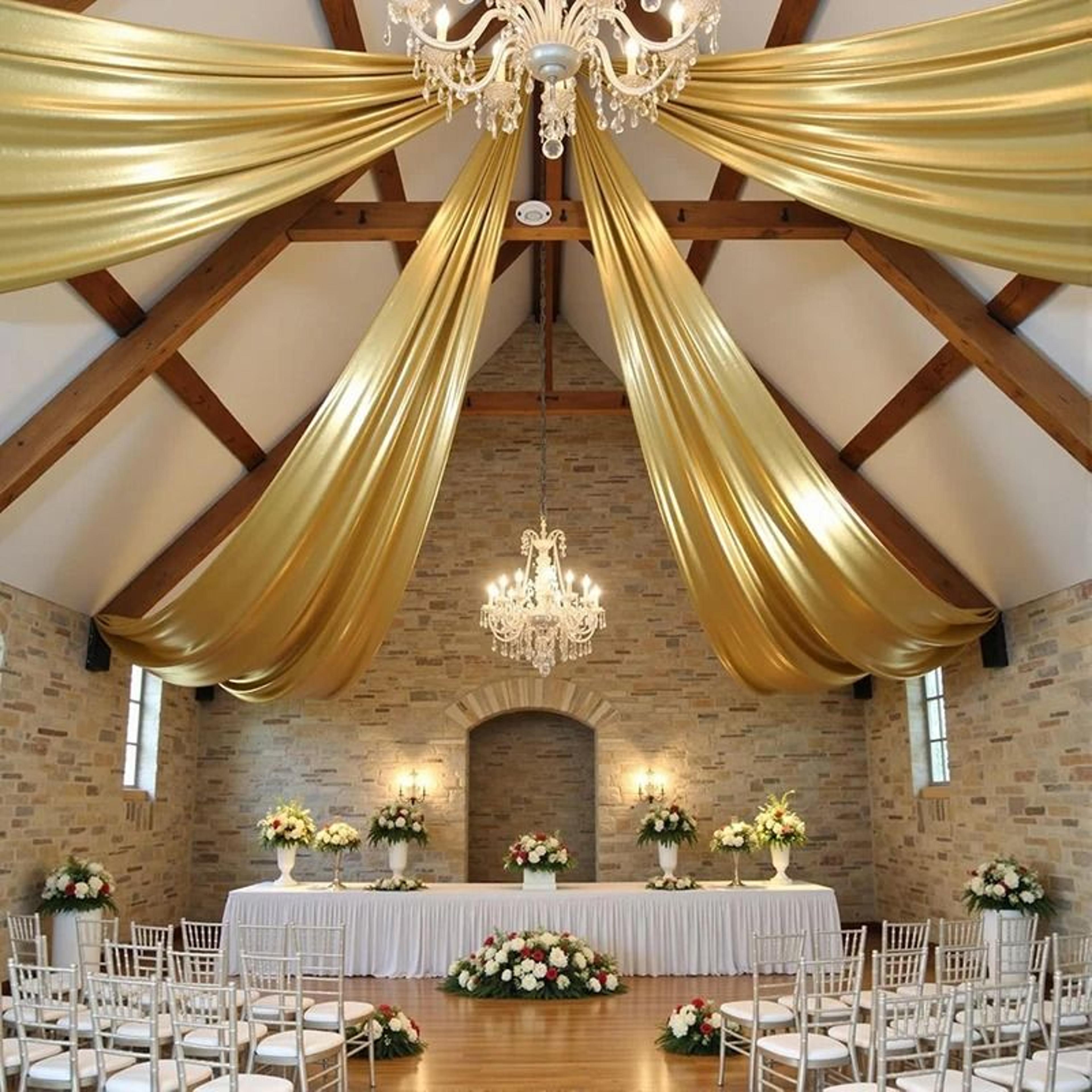 Satin Backdrop Curtain  Ceiling Drape Silky Party Decor For Weddings  Birthdays 0