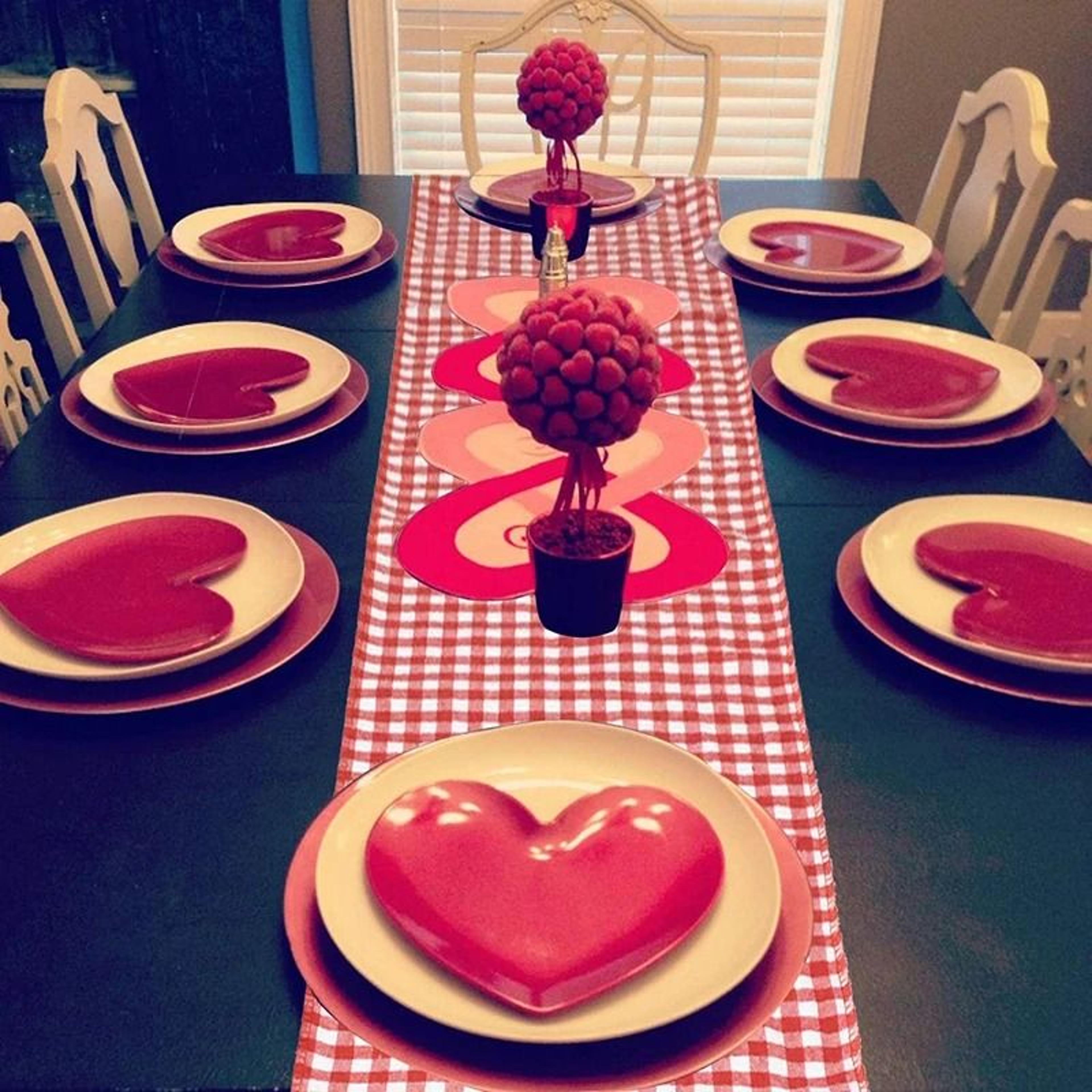 Red And White Checkered Plaid Table Runner Polyester Cotton Decor For Kitchen Birthday  Christmas 1