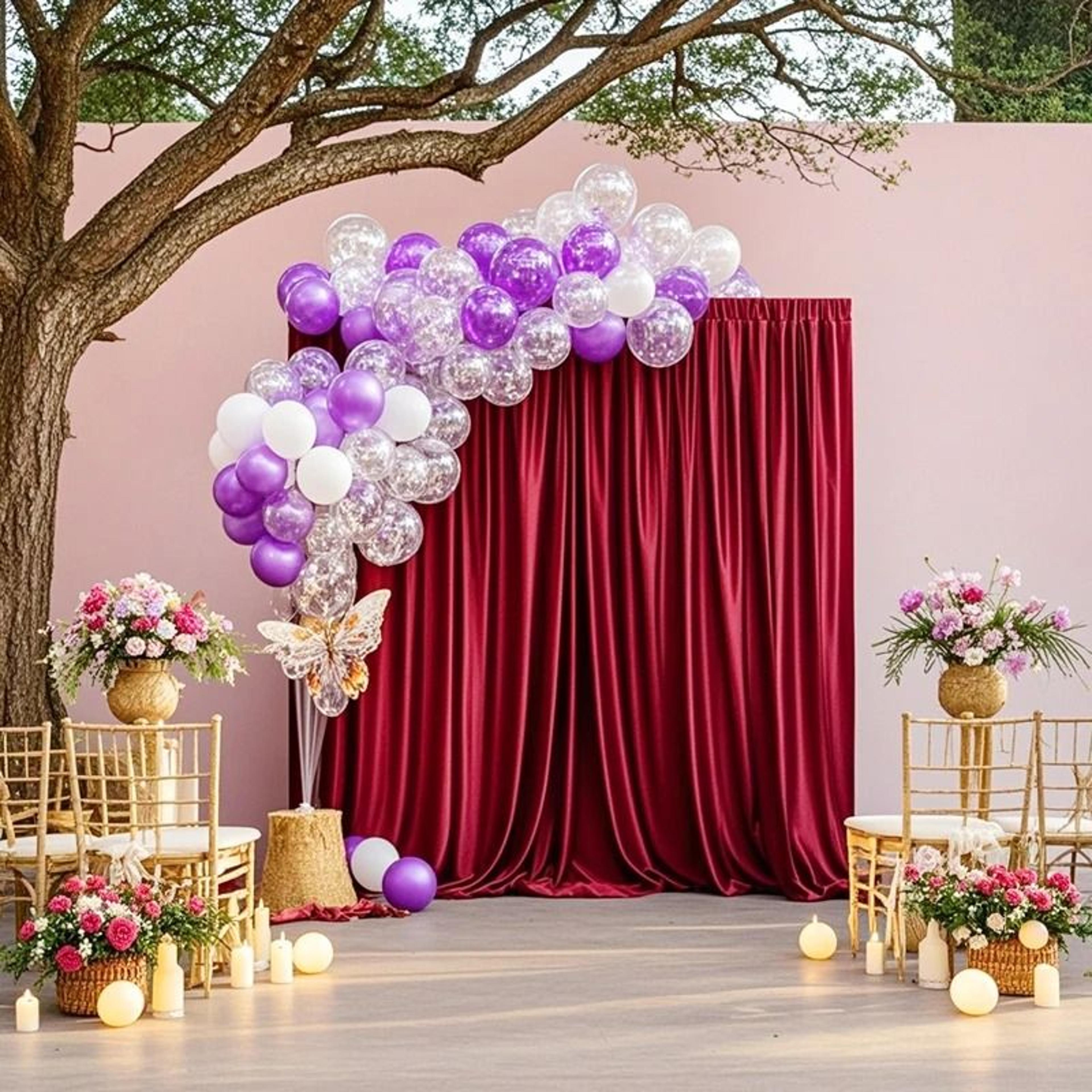 1 Panel Satin Backdrop Curtain Silky Shimmer Photo Drape Panel For Wedding Prom  Parties 22