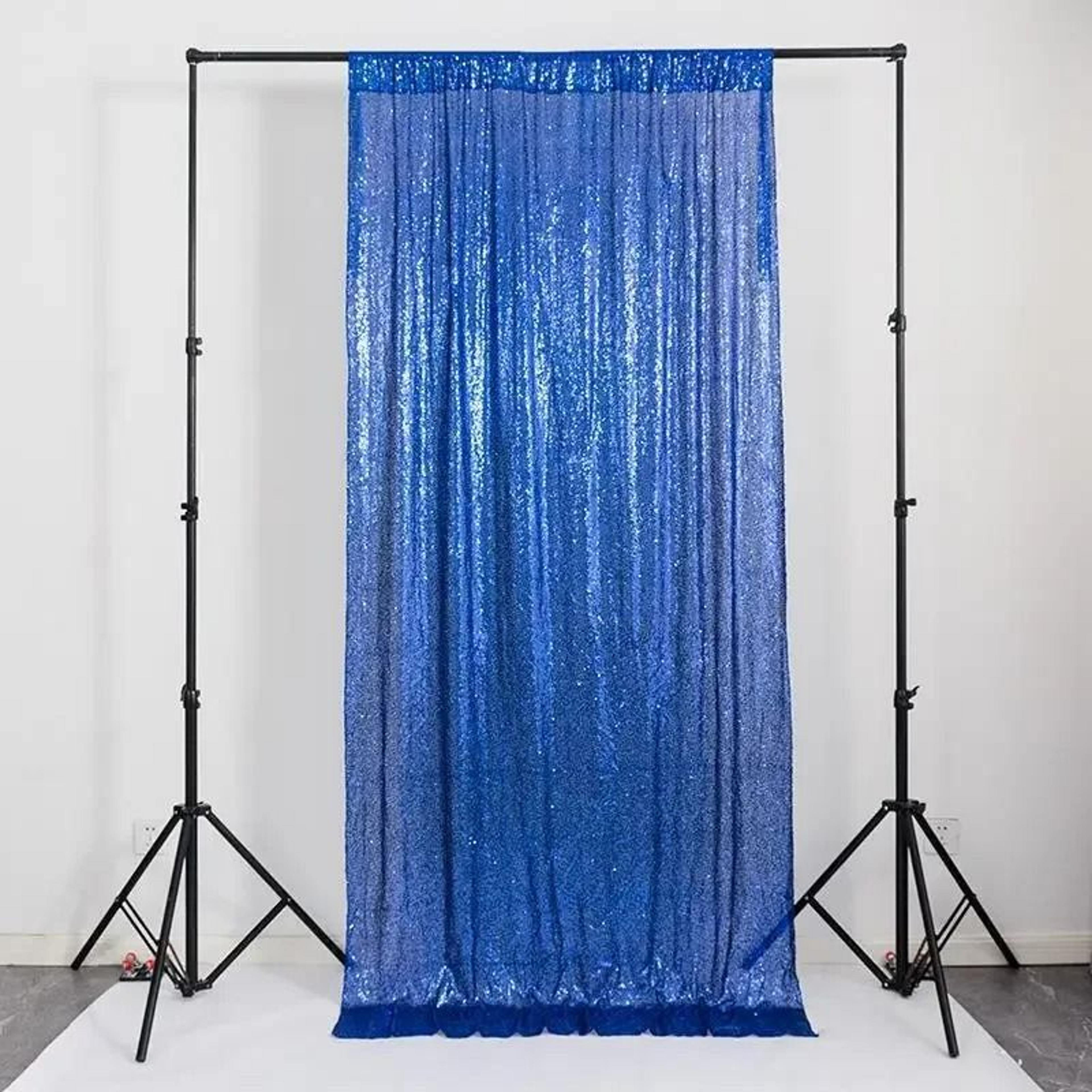 1PC Pink Sequin Backdrop Curtain 2FTx8FT Glitter Background Drape For Wedding Birthday  Party Decor 11