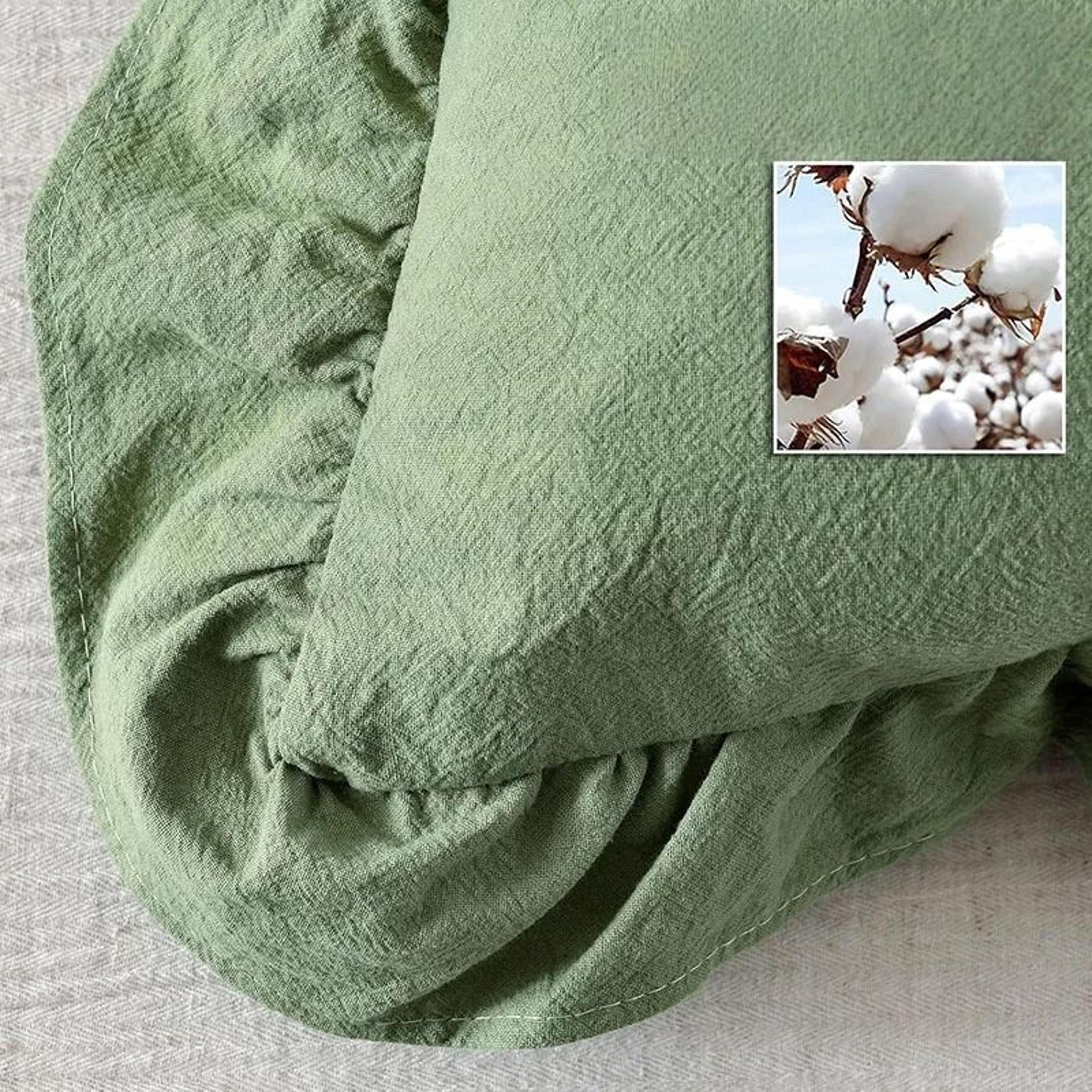 Soft Washed Cotton Ruffle Pillow Cases With Envelope Closure Cushion Cover For Sofa Living Room  Be 5