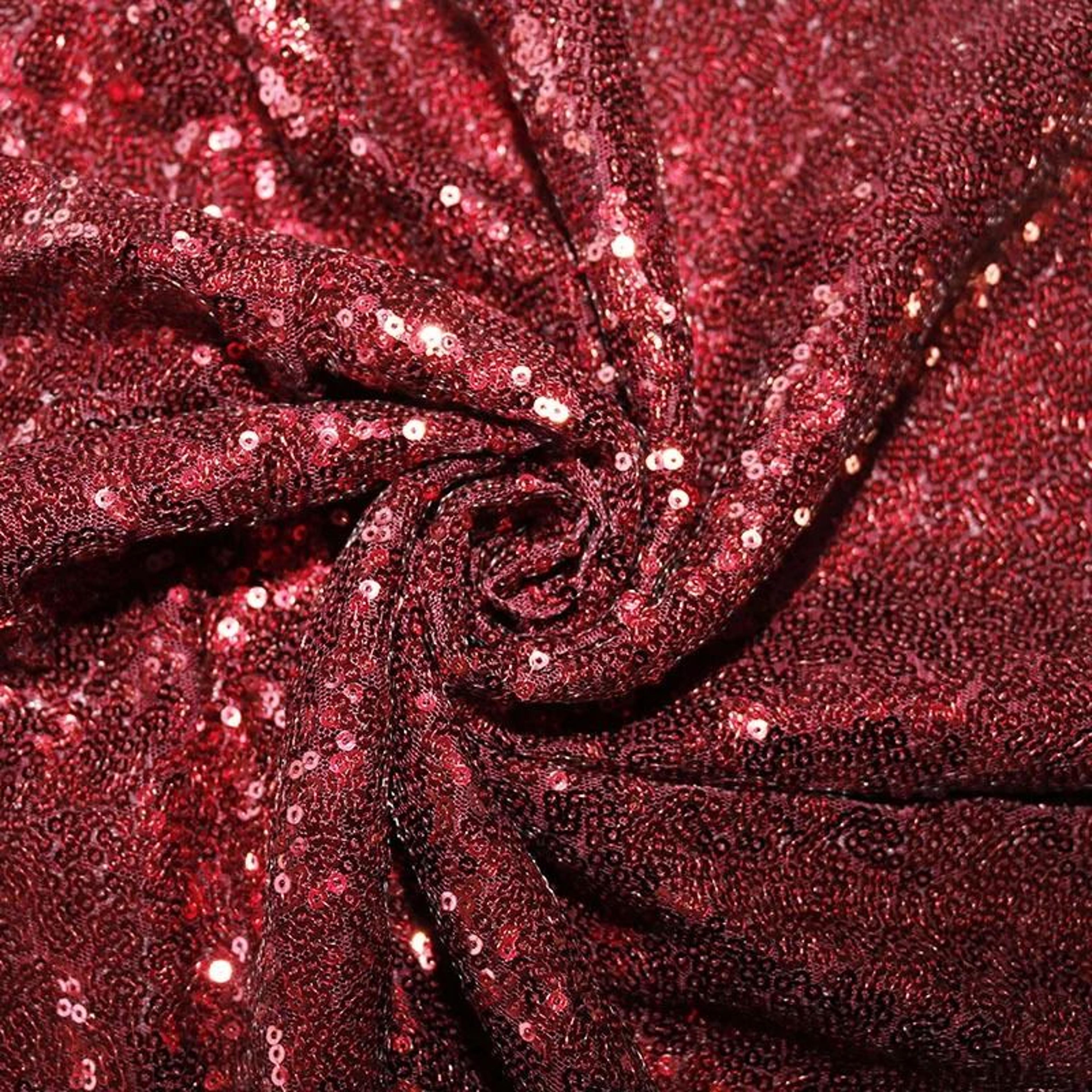 Sparkly Sequin Fabric On Mesh Continuous Material By The Meter For Sewing Clothing Tablecloths  Eve 15