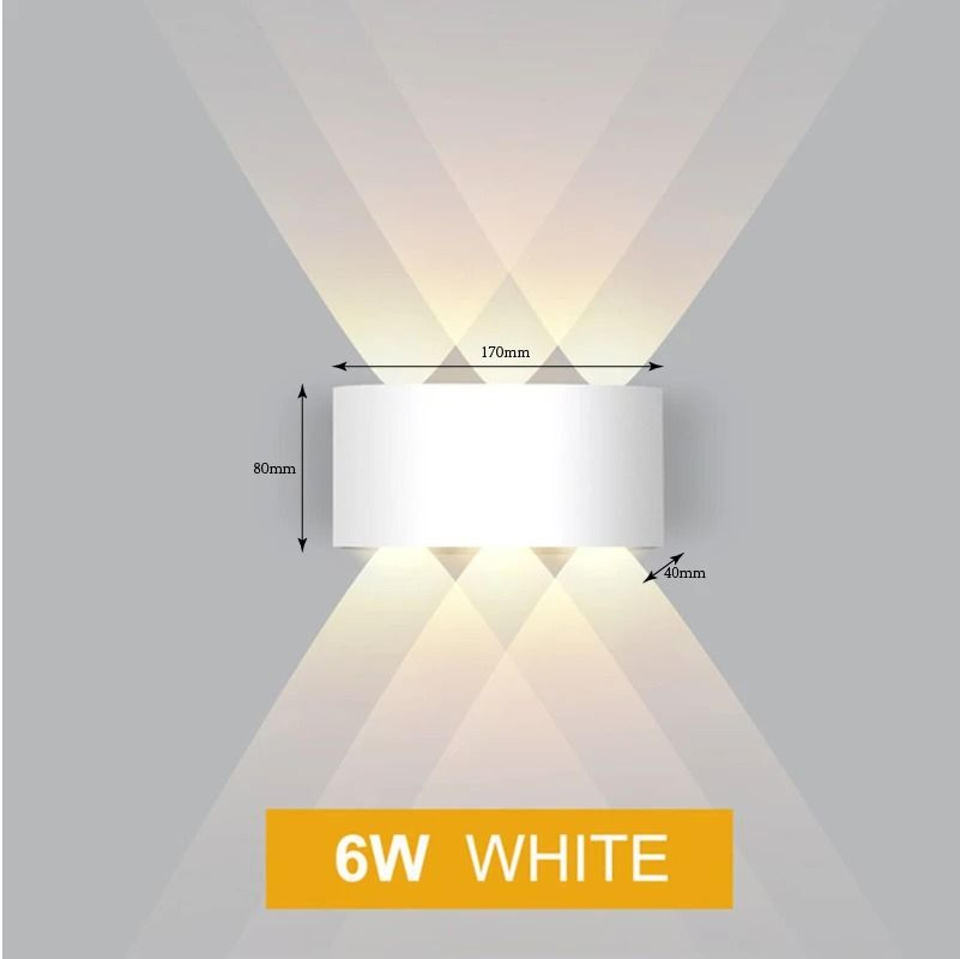 Nordic LED Aluminum Up Down Wall Lamp IP65 Waterproof Outdoor  Indoor Modern Sconce For Stairs Bedr 1