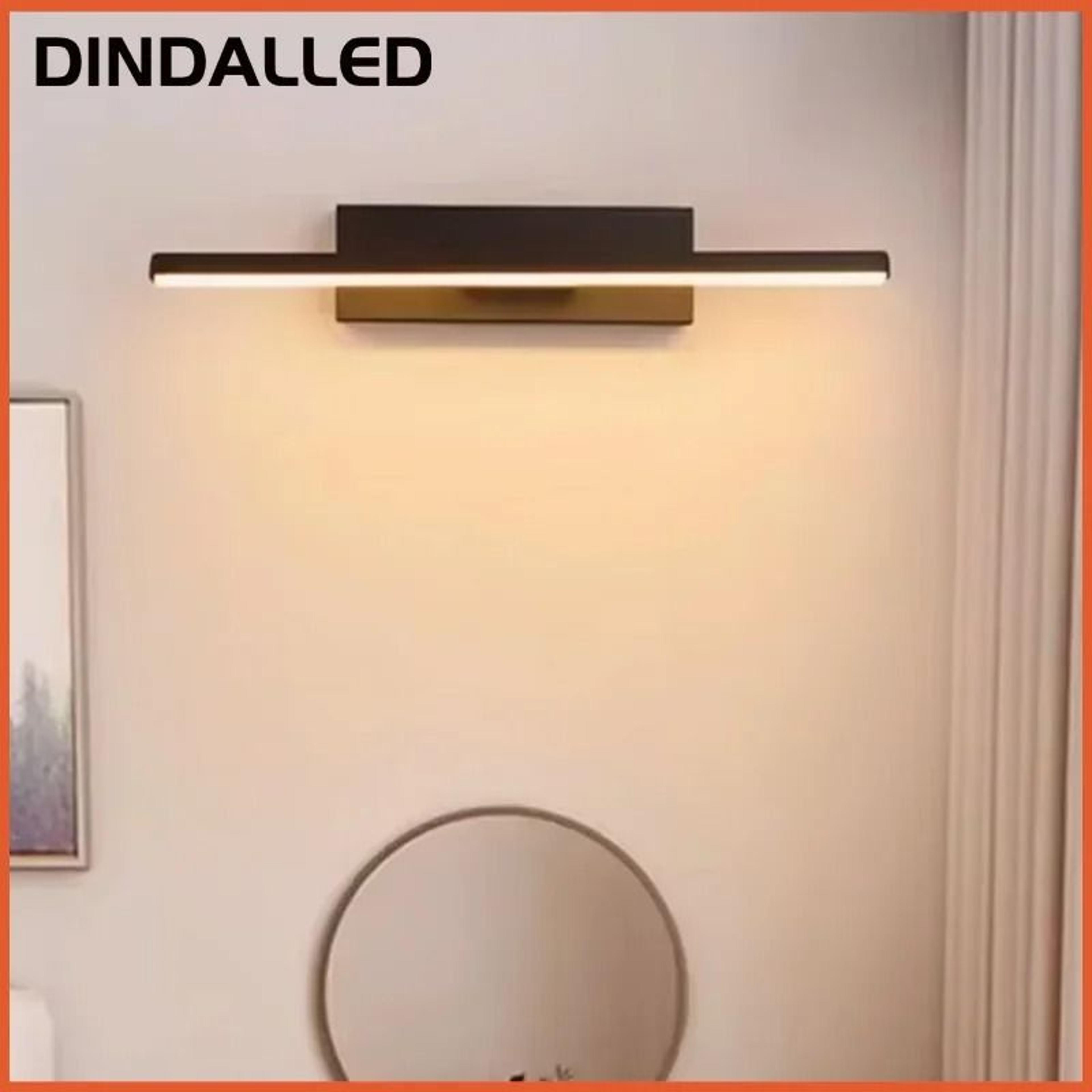 Modern Retractable LED Bathroom Mirror Light Extendable Vanity Wall Sconce In Black  White 0