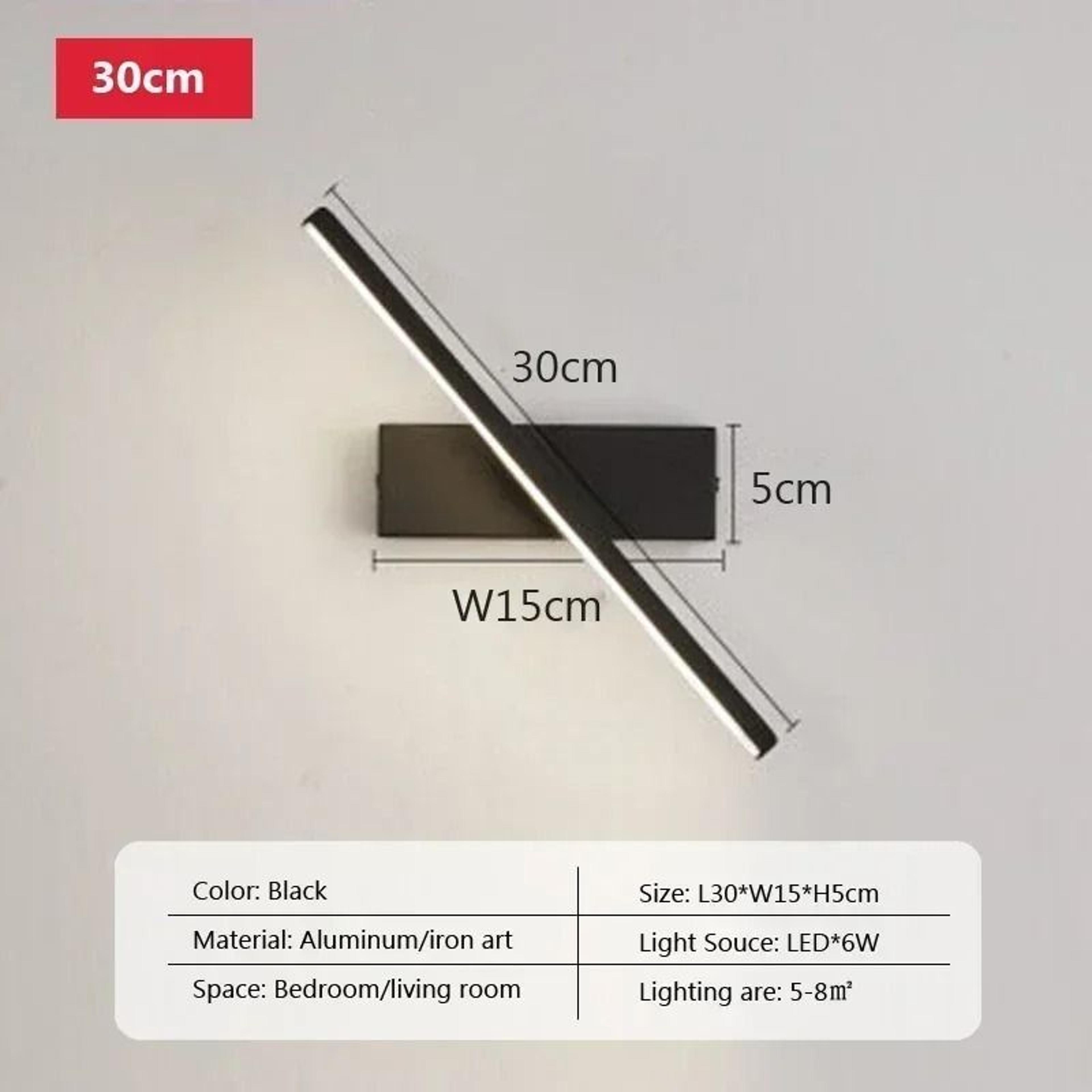 Modern Retractable LED Bathroom Mirror Light Extendable Vanity Wall Sconce In Black  White 6