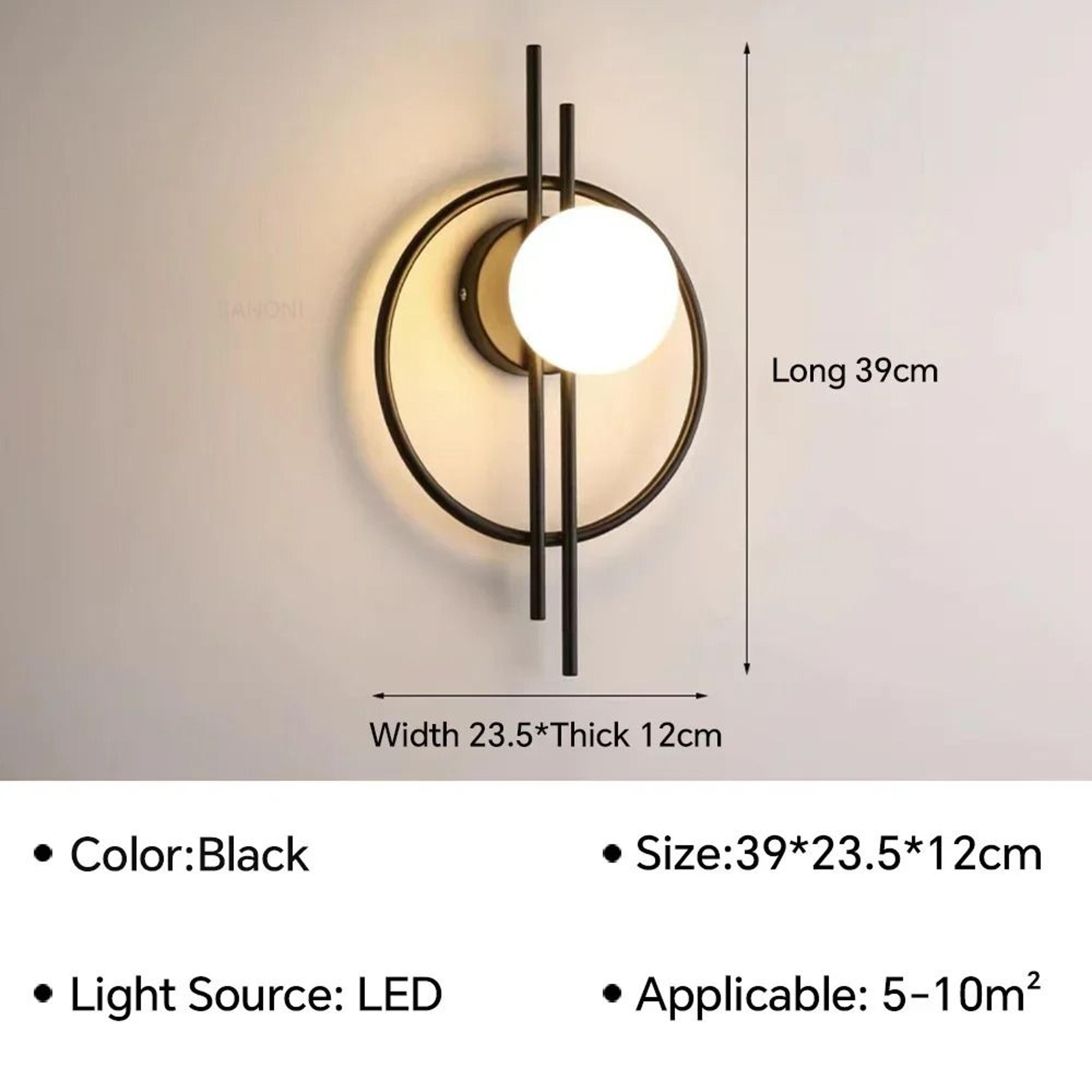 Modern LED Architectural Wall Sconce Lamp Linear Accent Light For Living Room Bedside  TV Backgroun 7