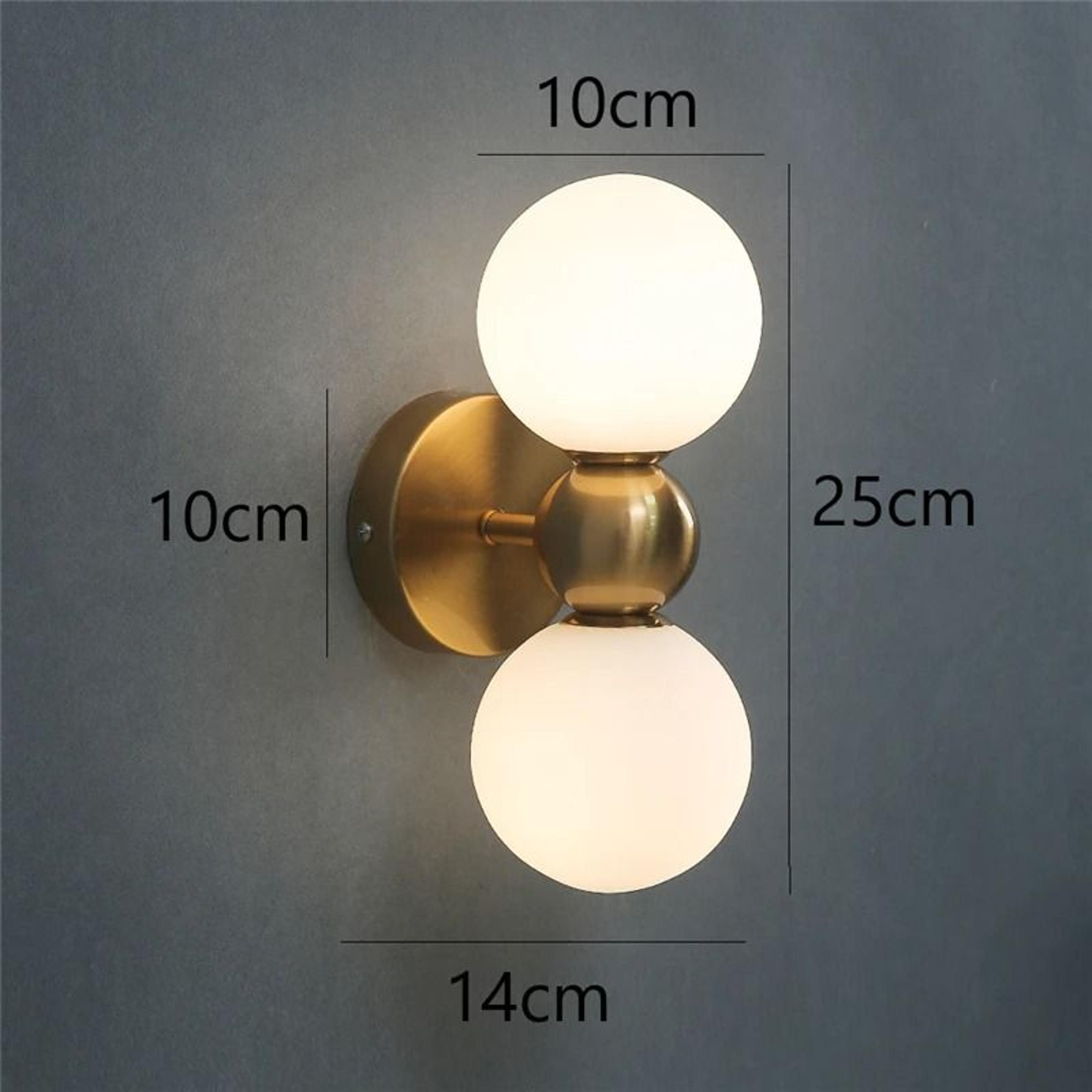 Creative Glass Ball Modern LED Wall Lamp Spherical Globe Sconce For Bedroom Bedside  Living Room 6