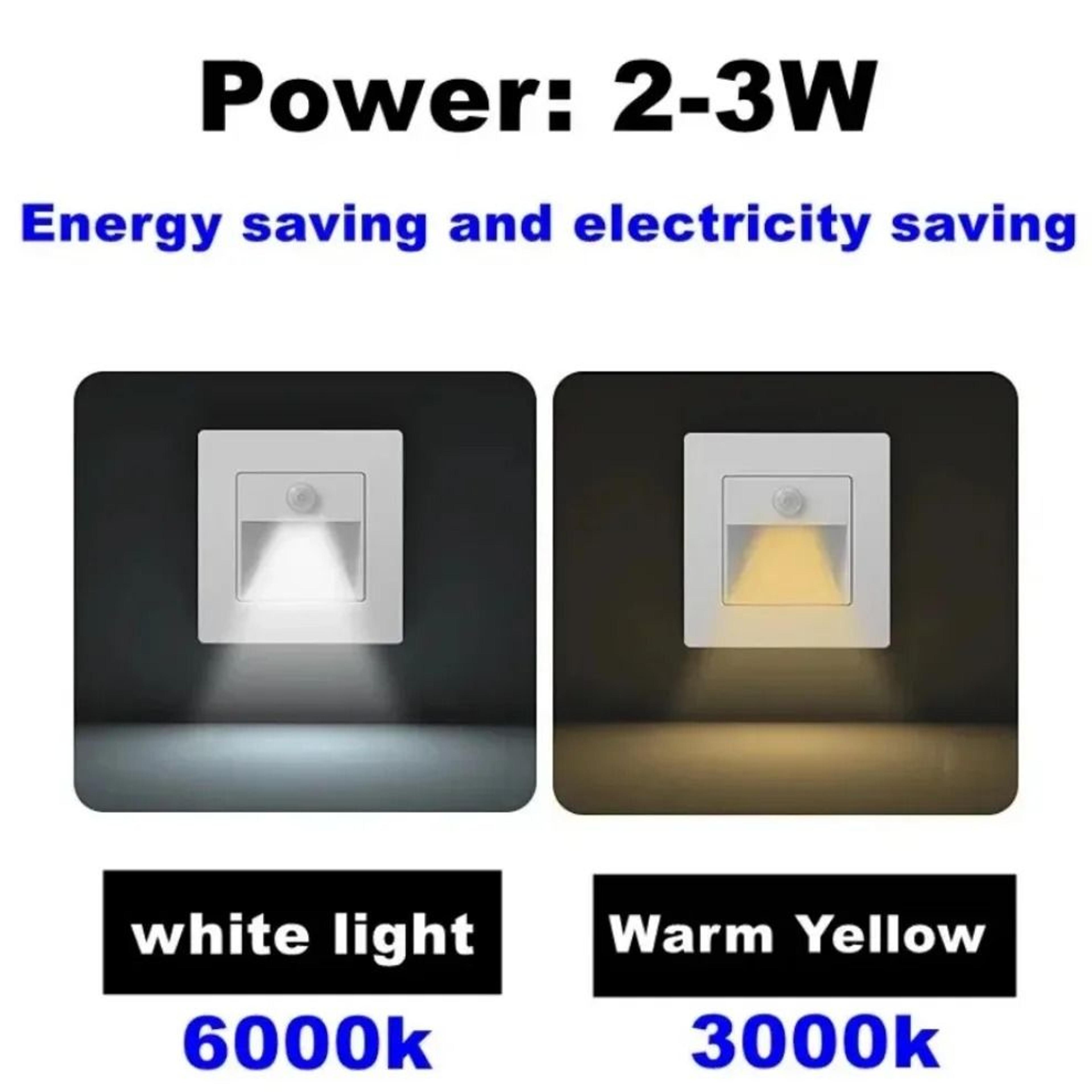 Recessed PIR Motion Sensor LED Stair Light Infrared Human Induction Step Lamp For Staircase Ladder  2