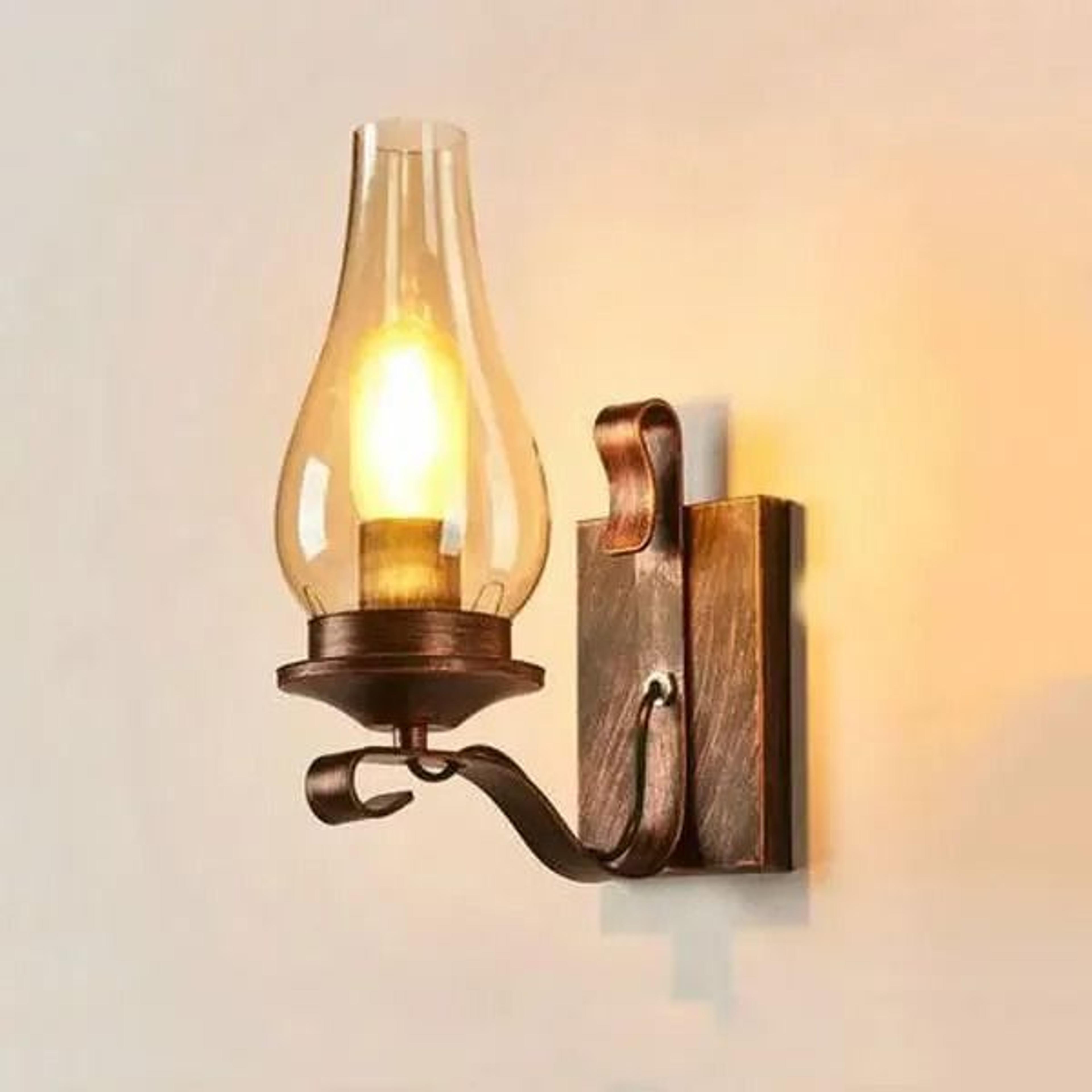 retro loft vintage industrial wall lamp sconce for bedroom & cafe