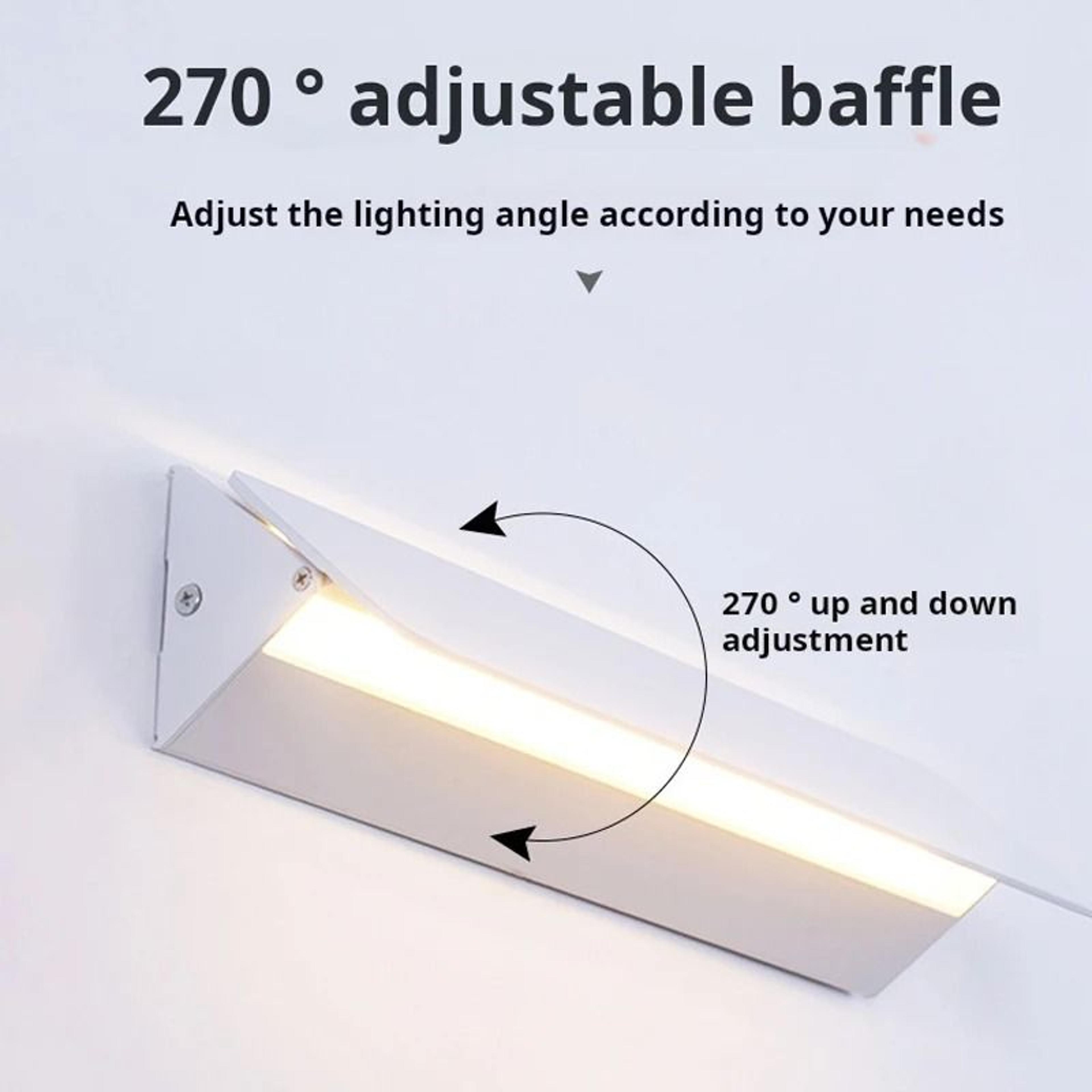 Modern Adjustable Angle Aluminum Alloy LED Wall Lamp Sconce 1