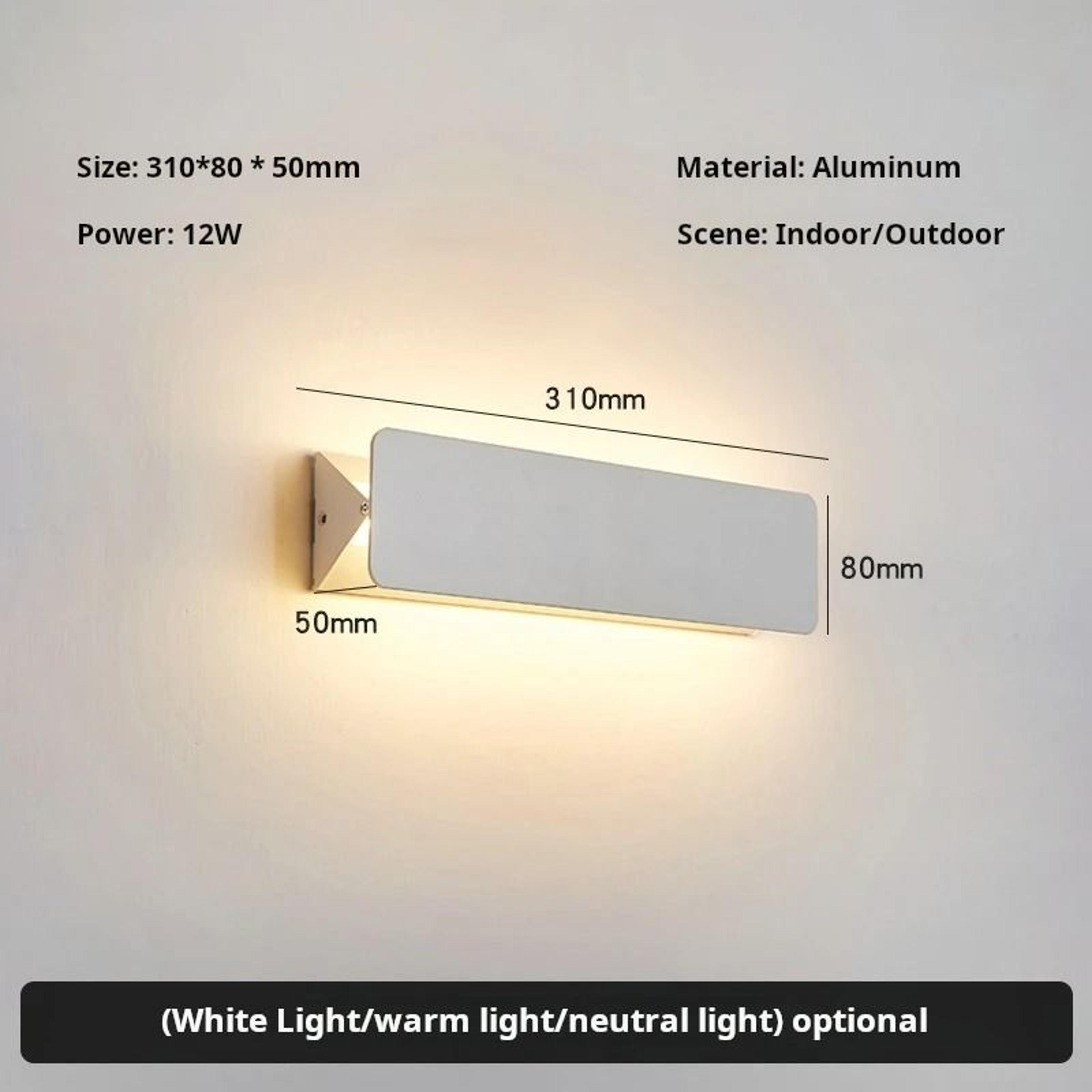 Modern Adjustable Angle Aluminum Alloy LED Wall Lamp Sconce 8