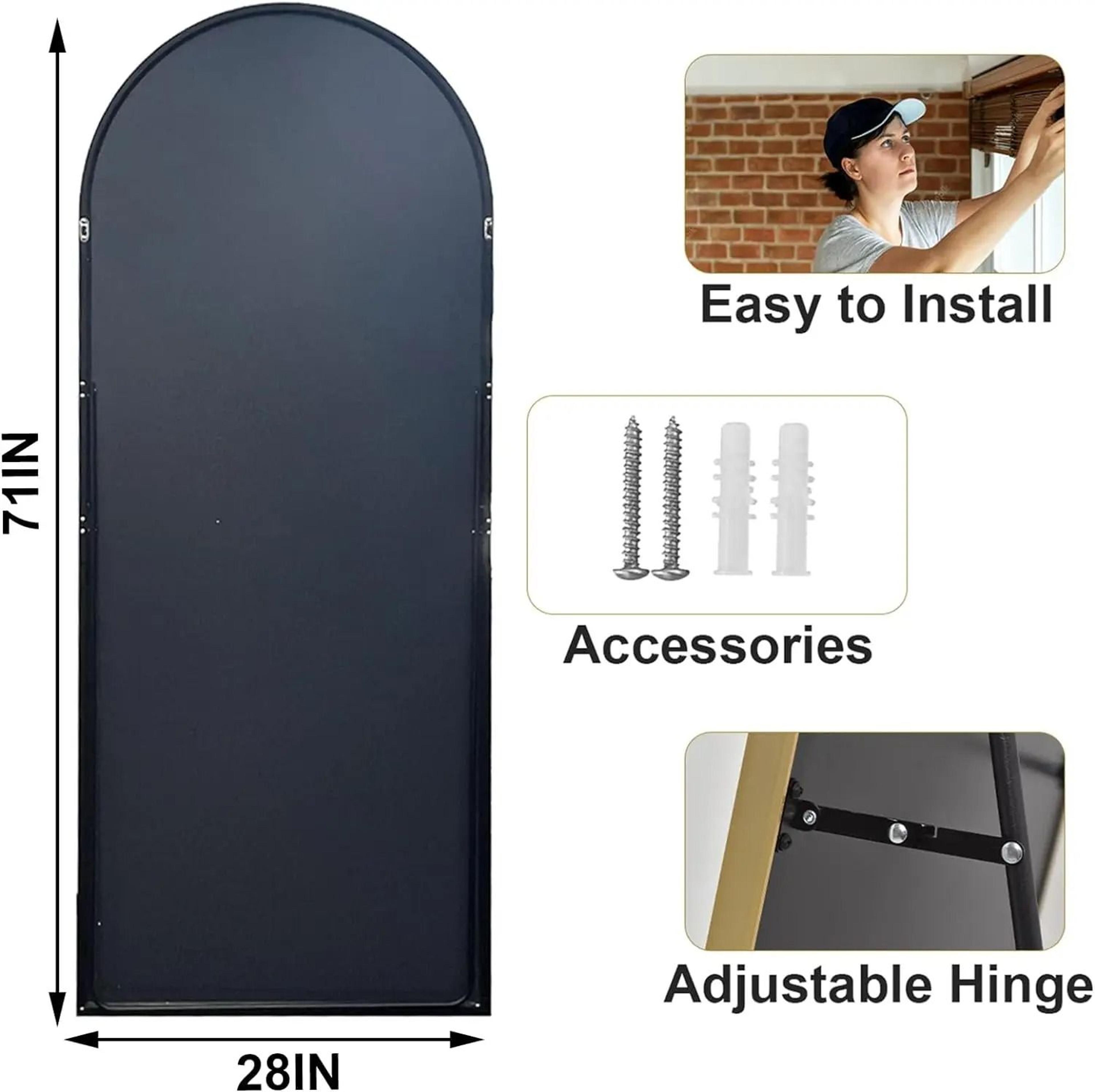 26 X 71 Extra Large Full Length Floor Mirror With Aluminum Alloy Frame 4