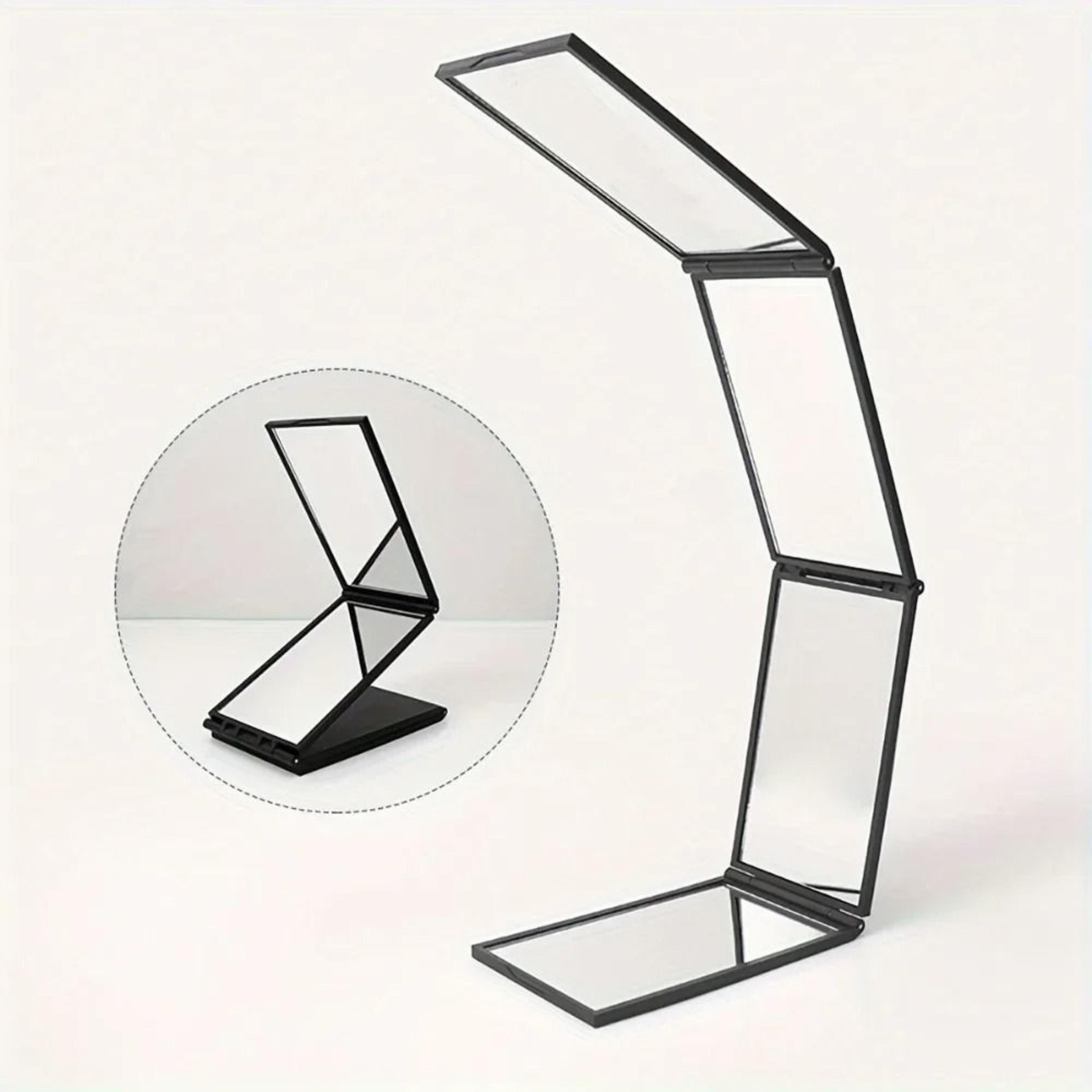 Creative Folding 4Sided MultiAngle SelfHaircut  Rear View Mirror 1