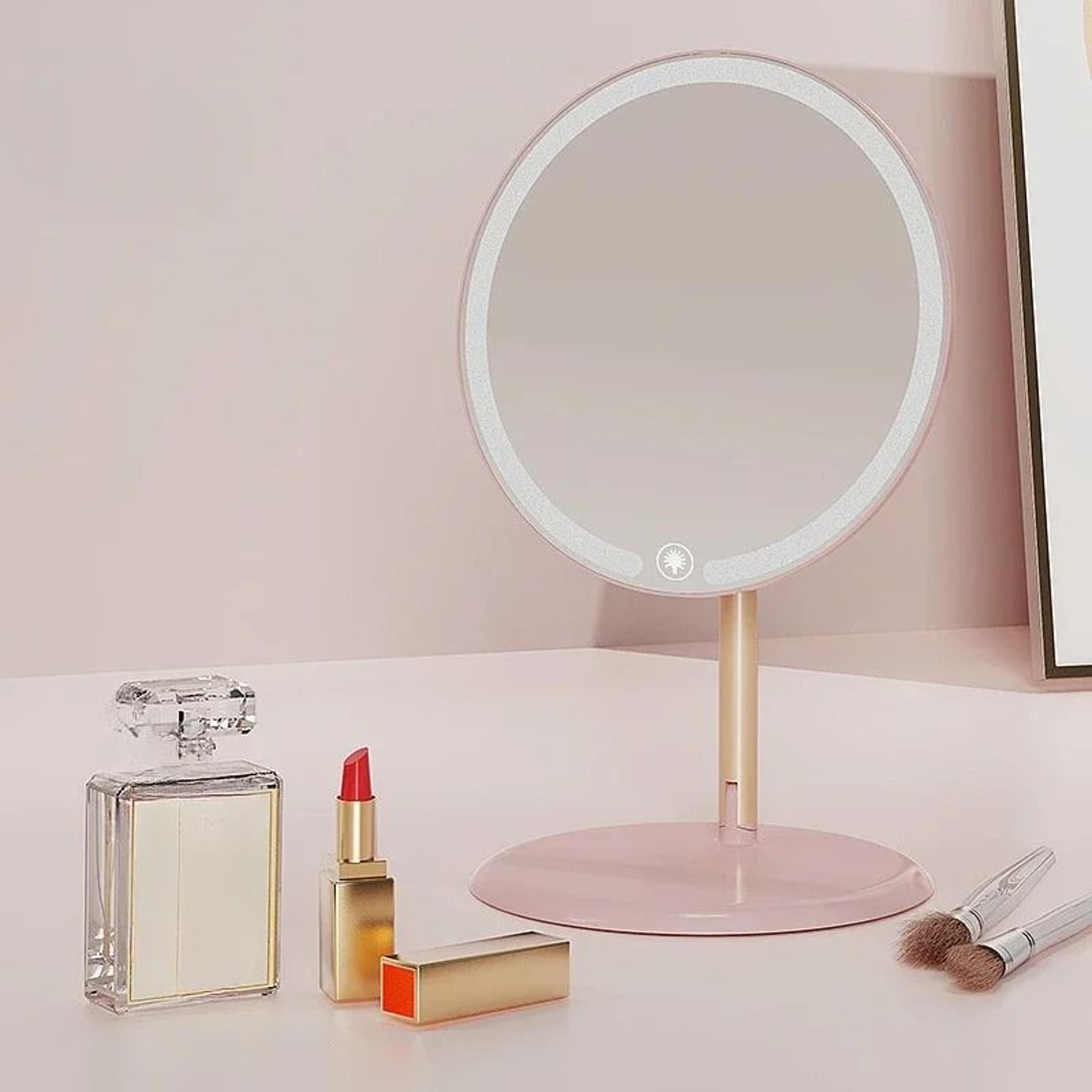 Portable LED Vanity Makeup Mirror With Touch Control  3Speed Brightness 6