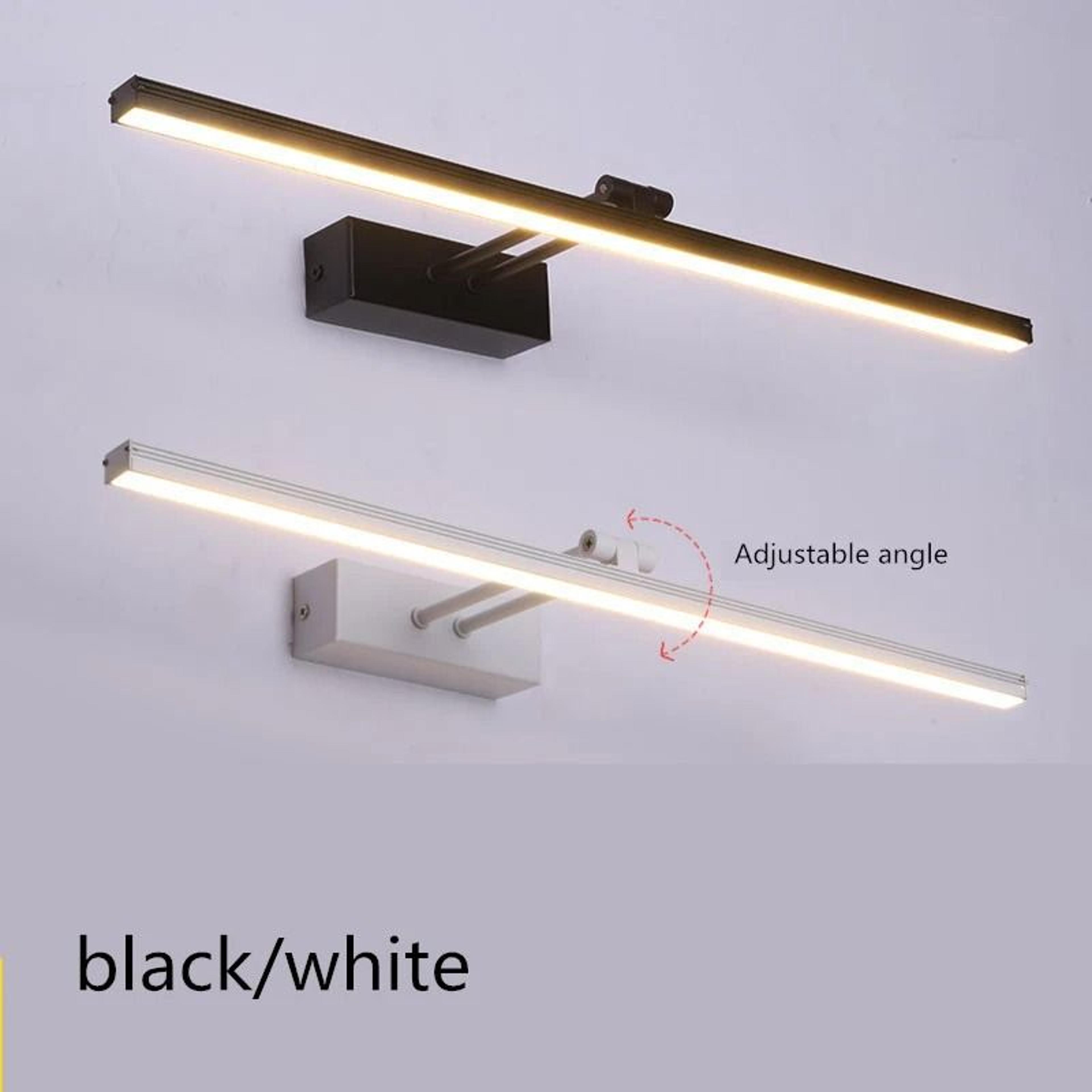 waterproof led bathroom vanity mirror wall sconce & makeup light fixture