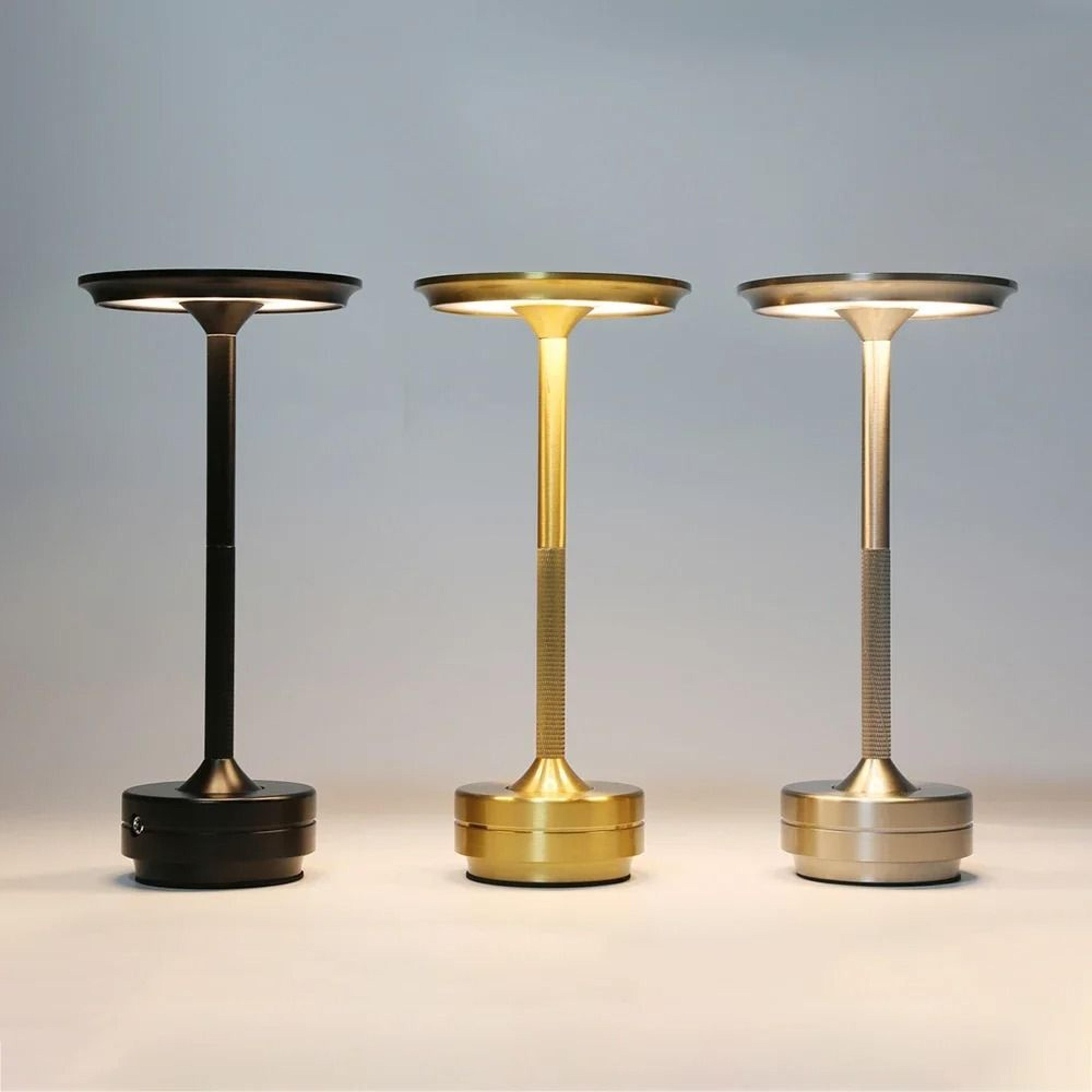 Classic Retro Wireless Dimmable LED Touch Table Lamp With Rechargeable Battery 1
