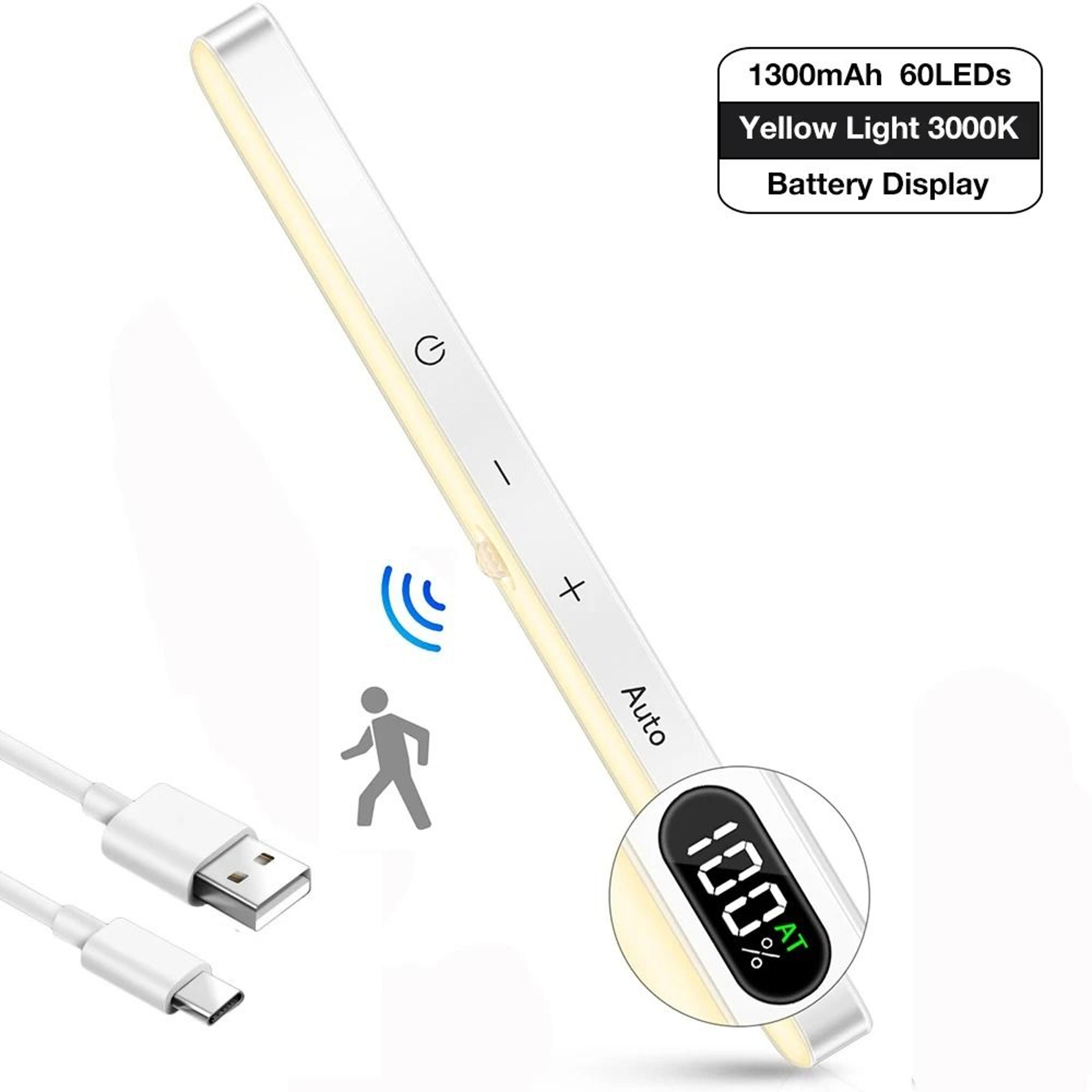 60LED UltraSlim Motion Sensor UnderCabinet Light  TouchDimmable Accent Lamp 7
